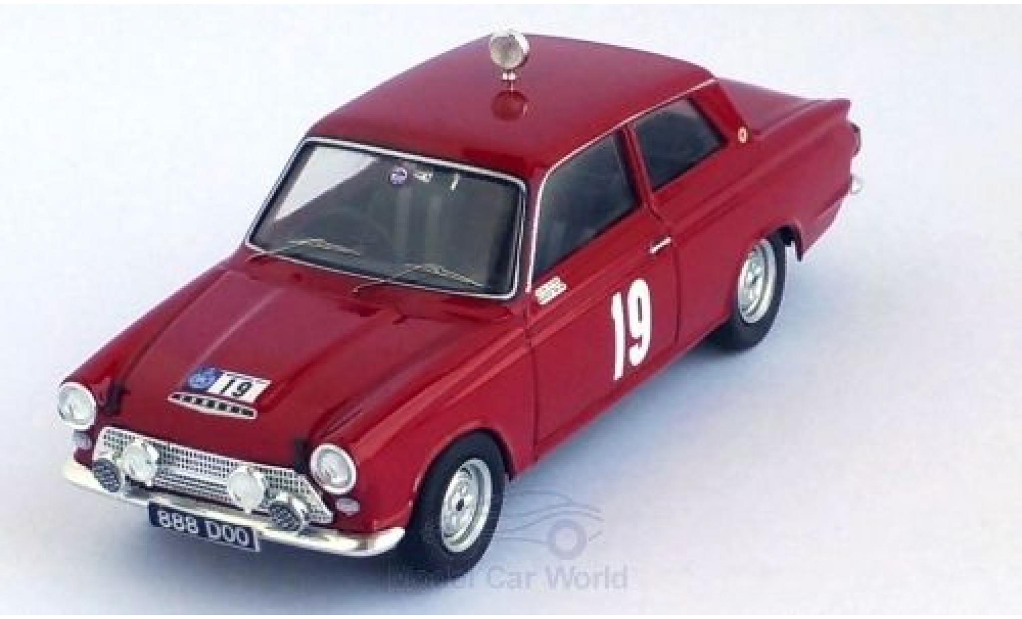 Ford Cortina 1/43 Trofeu MKI GT No.19 RAC Rallye 1964 H.Taylor/B.Melia modelauto