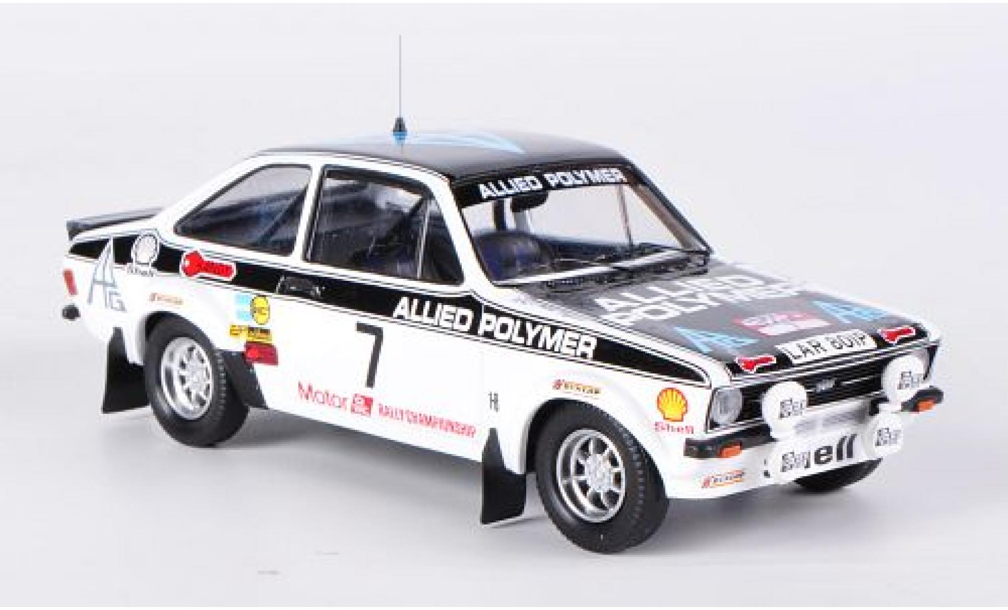 Ford Escort 1/43 Trofeu II RS 1800 No.7 Allied Polymer Rallye Wales 1976 A.Vatanen modelauto