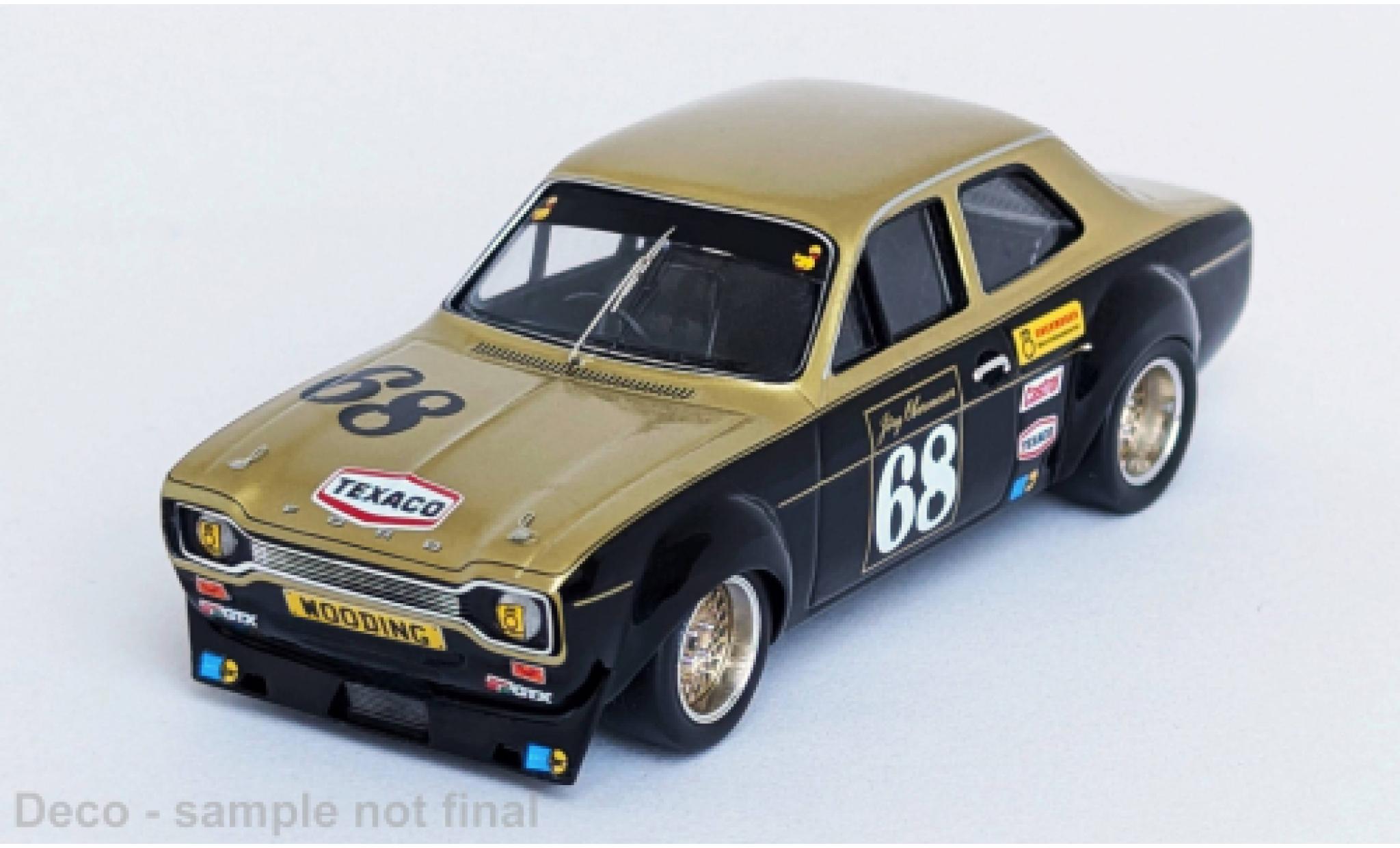 Ford Escort 1/43 Trofeu MK I Hockenheim 1972 #68 1:43 modelauto