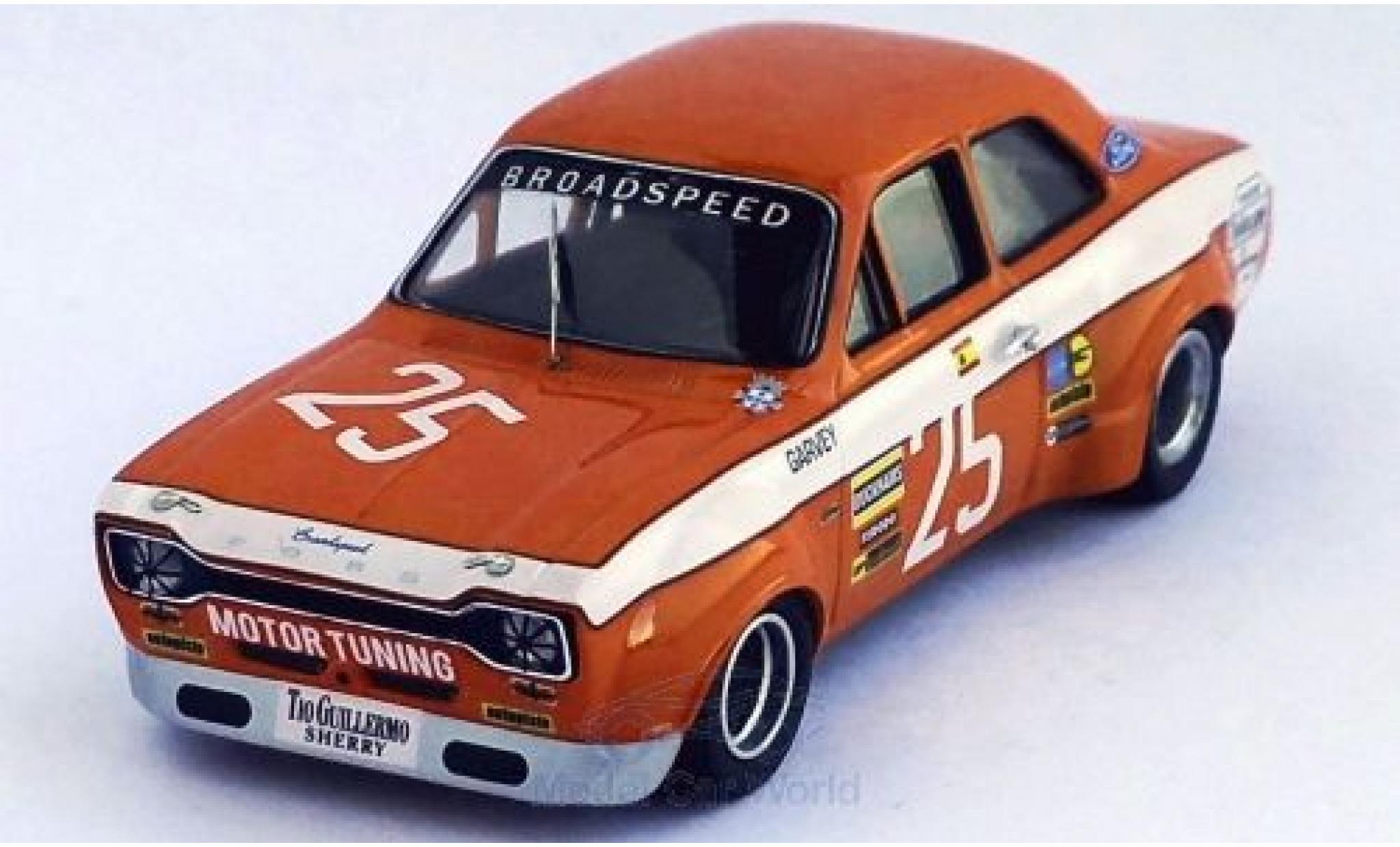 Ford Escort 1/43 Trofeu MK I No.25 Broadspeed Vila Real 1973 R.Barrios modelauto