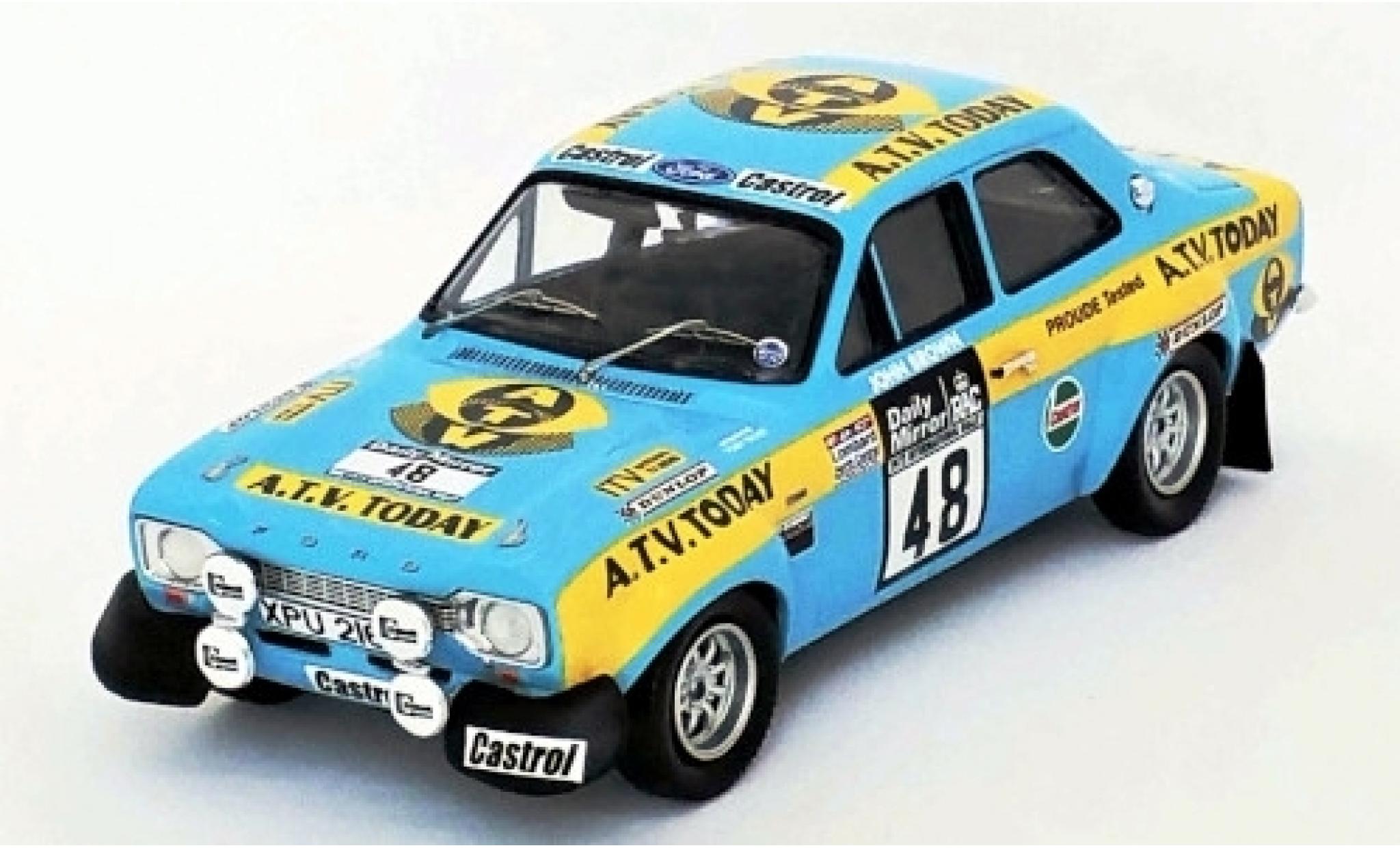 Ford Escort 1/43 Trofeu MK I RS 1600 RHD No.48 RAC Rallye 1973 R.Brookes/J.Brown modelauto