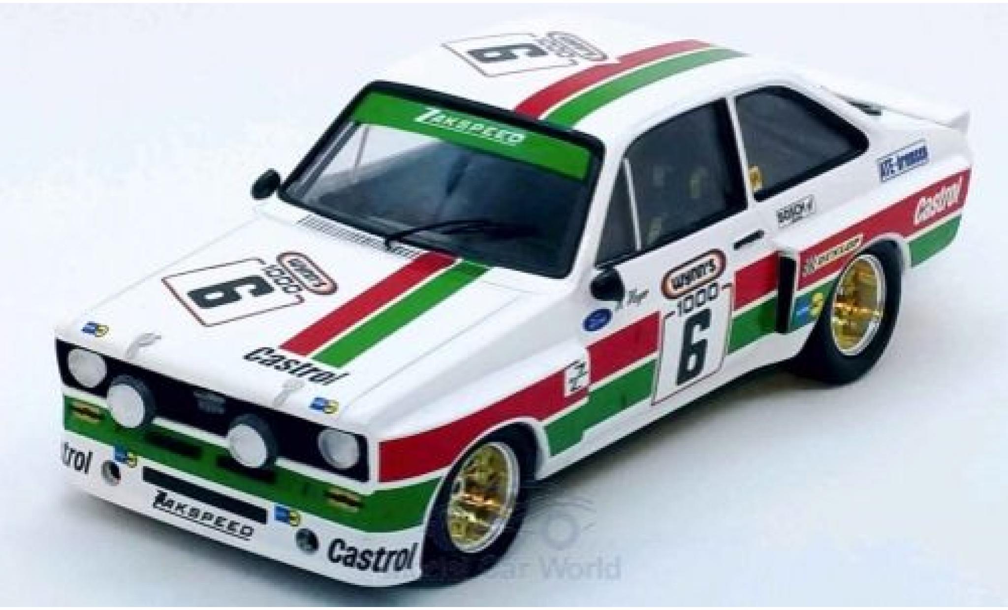 Ford Escort 1/43 Trofeu MK II No.6 Zakspeed Castrol 1000 Km Kyalami 1975 H.Heyer/J.Mass/P.Hennige modelauto