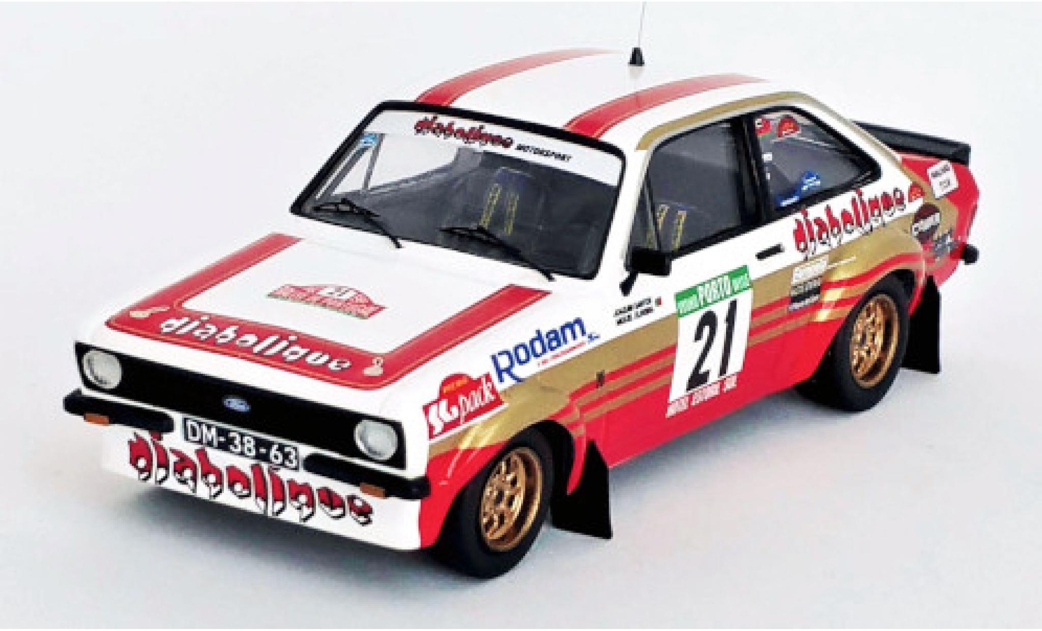Ford Escort 1/43 Trofeu Mk II RS 1800 No.21 Diabolique Motorsport Rallye WM Rallye Portugal 1982 J.Santos/M.Oliveira modelauto
