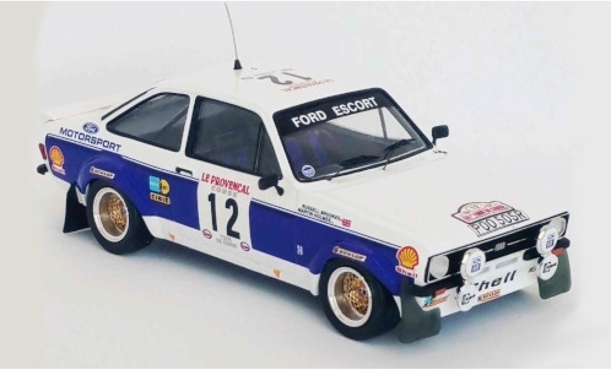 Ford Escort 1/43 Trofeu MK II RS 1800 RHD No.12 Motorsport Rallye WM Tour de Corse 1977 R.Brookes/M.Holmes modelauto
