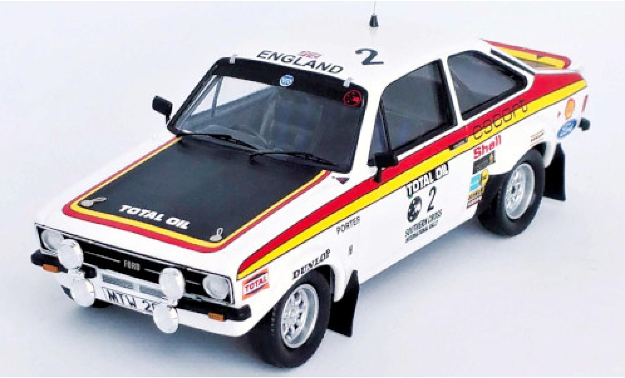 Ford Escort 1/43 Trofeu Mk II RS 1800 RHD No.2 Southern Cross Rally 1976 R.Clark/H.Porter modelauto