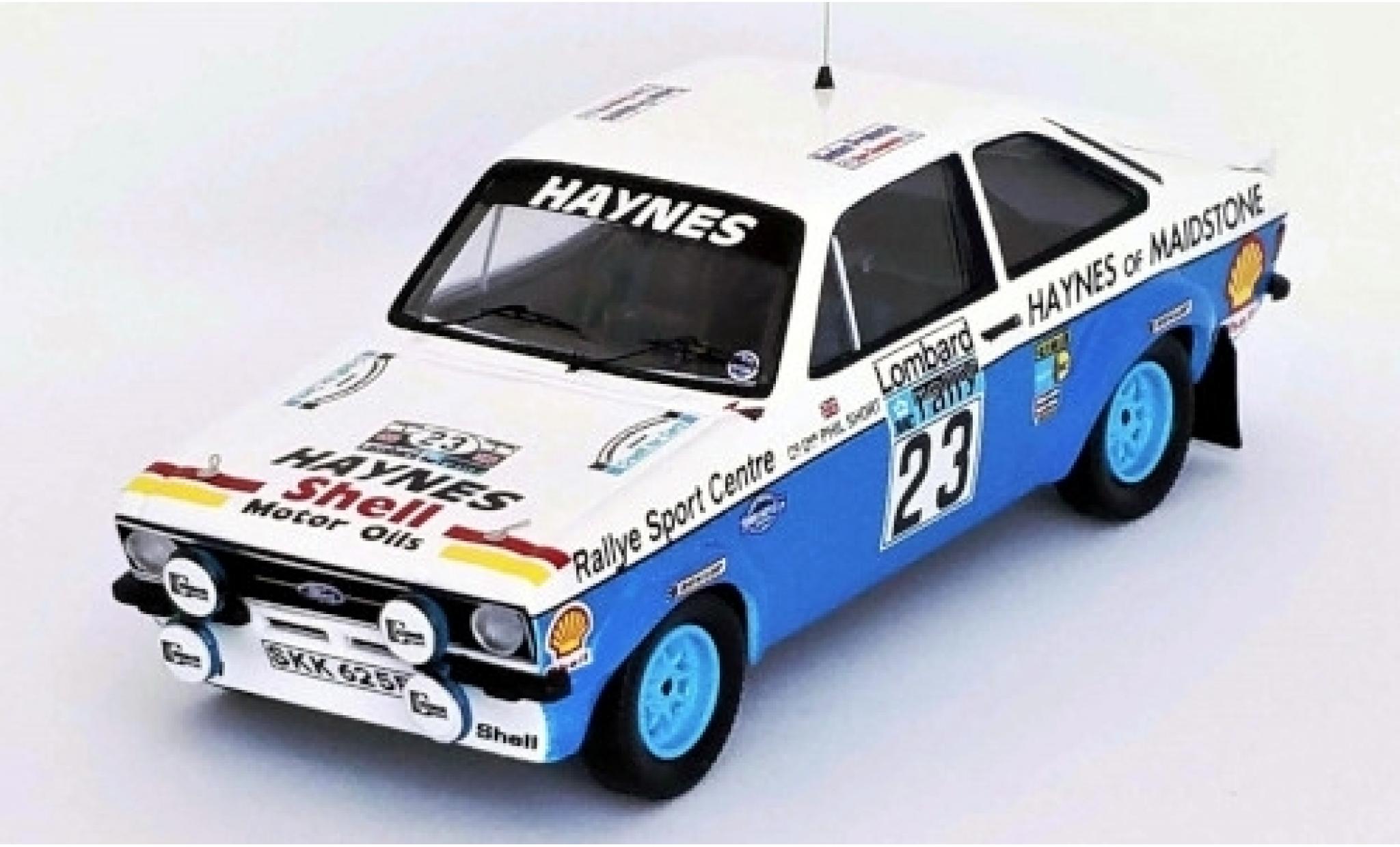 Ford Escort 1/43 Trofeu MK II RS 1800 RHD No.23 Haynes Rallye WM RAC Rallye 1978 J.Taylor/P.Short modelauto