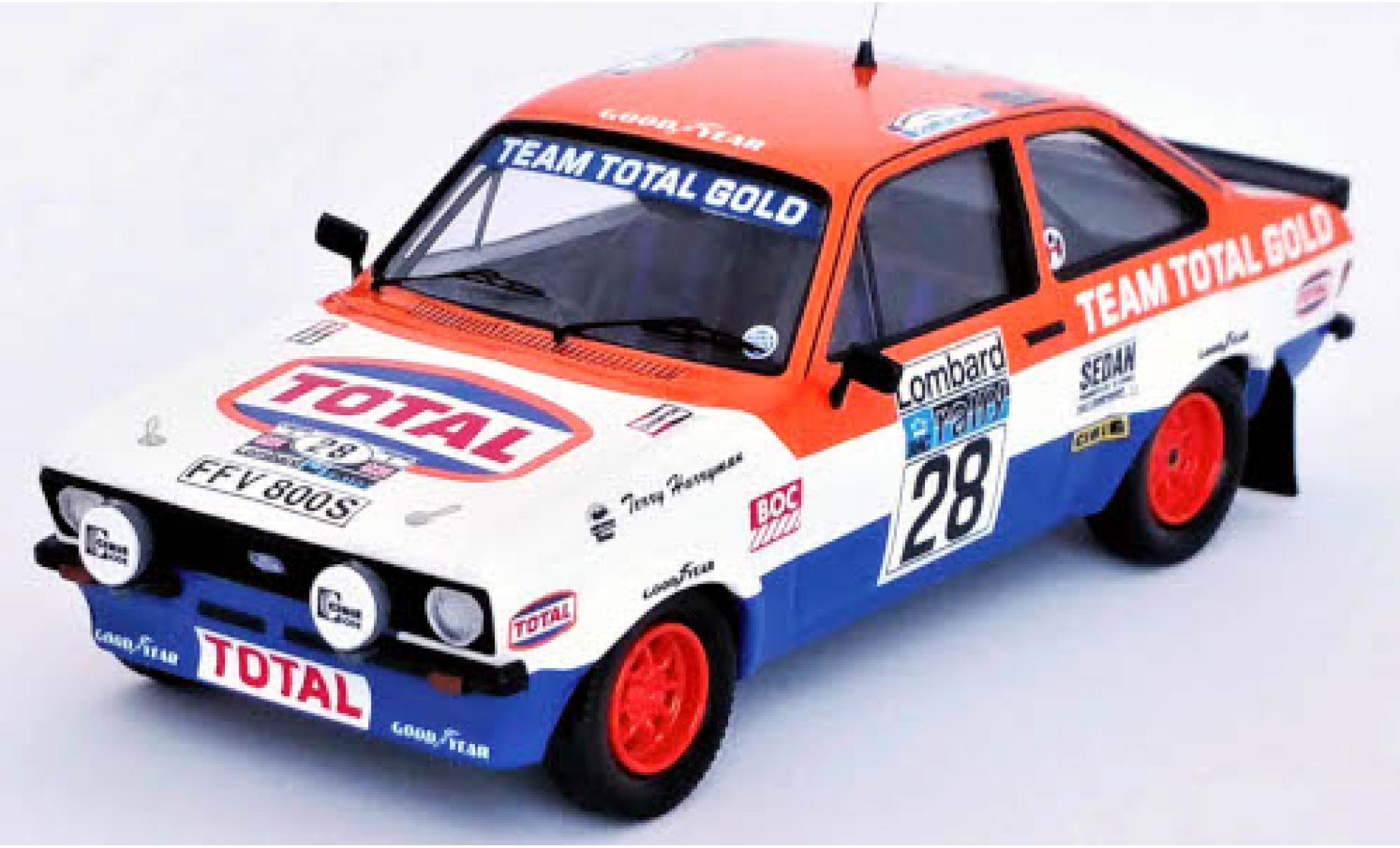 Ford Escort 1/43 Trofeu Mk II RS 1800 RHD No.28 Total Rallye WM RAC Rallye 1979 M.Wilson/T.Harryman modelauto
