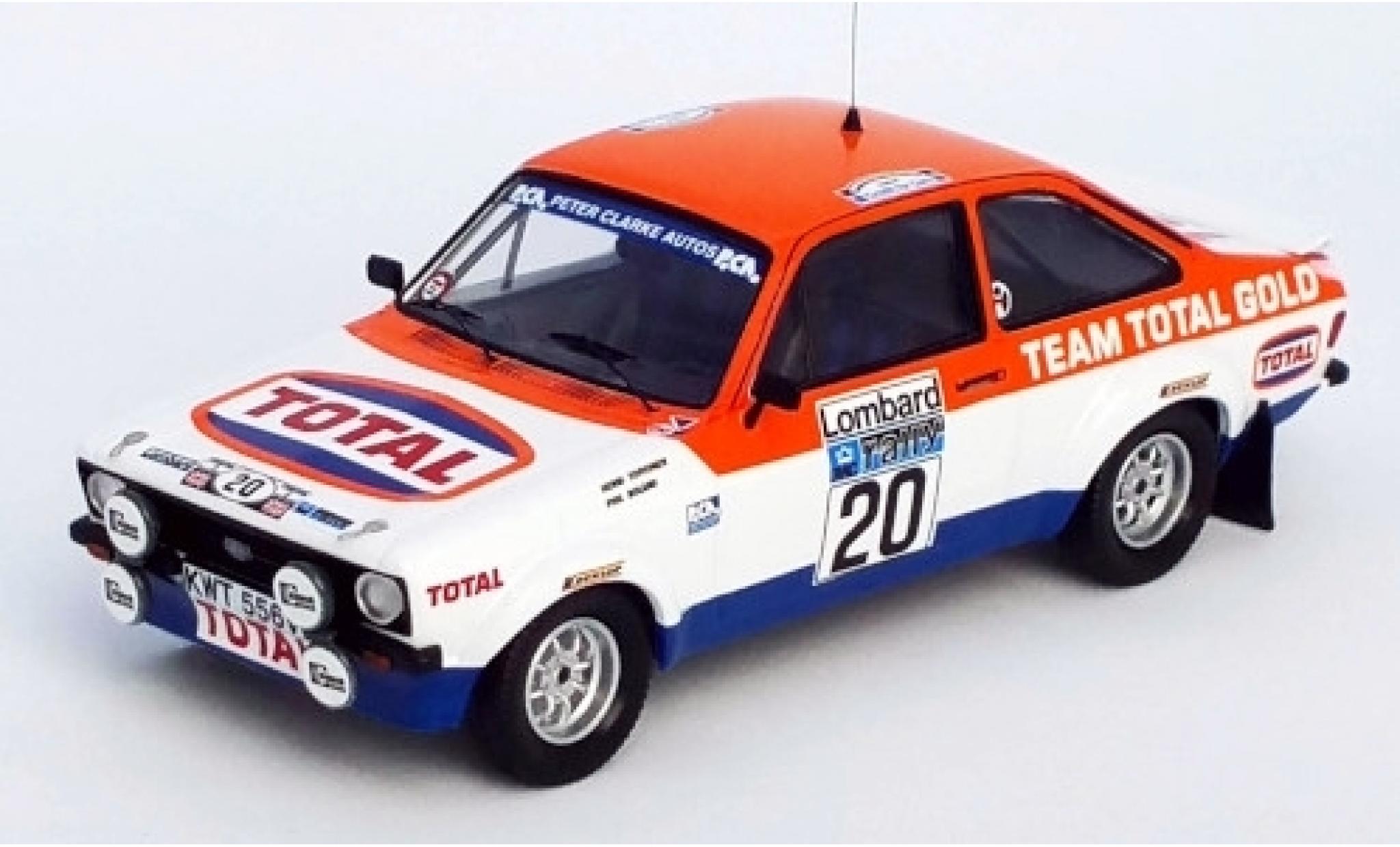 Ford Escort 1/43 Trofeu MK II RS No.20 Team Total Gold Total Rallye WM RAC Rallye 1979 H.Toivonen/P.Boland modelauto