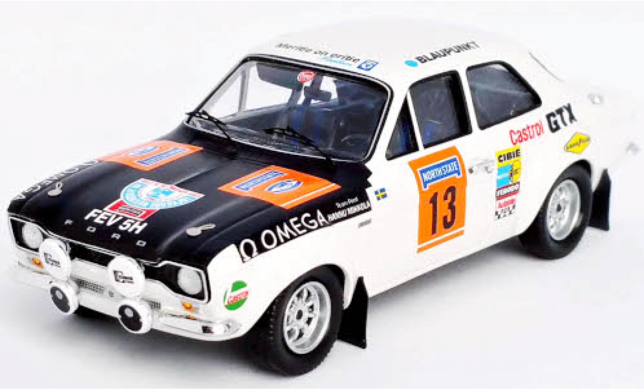 Ford Escort 1/43 Trofeu MkI TC No.13 Team 1000 Lakes Rally 1970 H.Mikkola/G.Palm modelauto