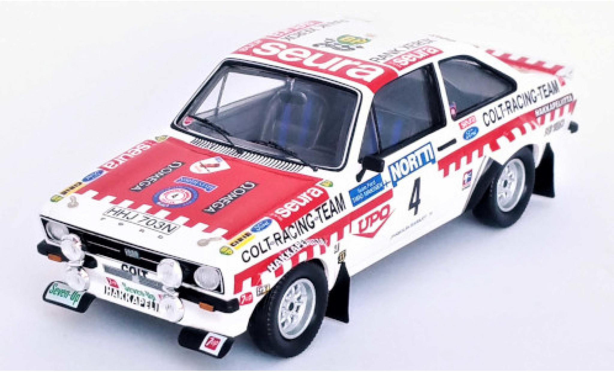 Ford Escort 1/43 Trofeu MkII No.4 Colt Racing Team 1000 Lakes Rallye 1975 T.Makinen/H.Liddon modelauto
