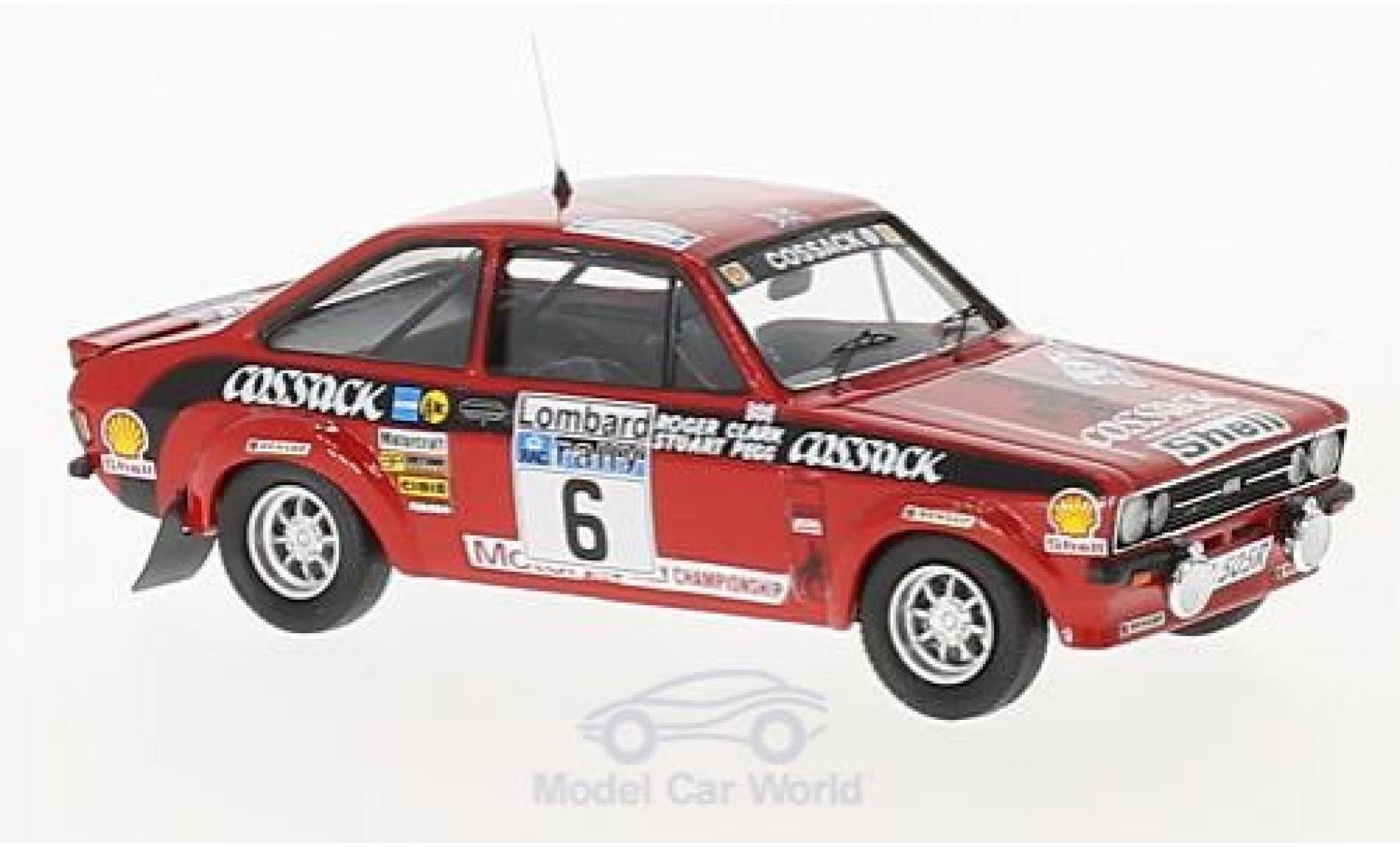 Ford Escort MKI 1/43 Trofeu MKII No.6 Cossack Rallye WM RAC Rallye 1976 R.Clark/S.Pegg modelauto