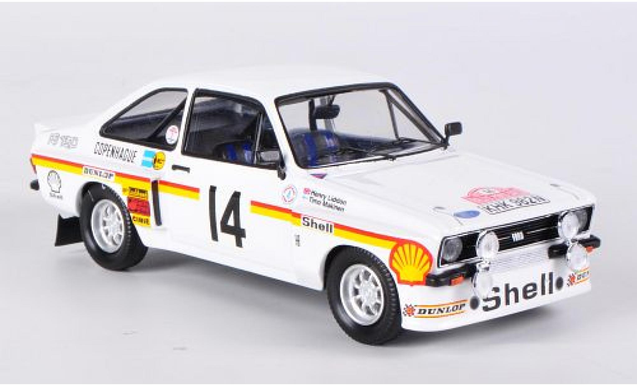 Ford Escort 1/43 Trofeu MKII RS 1800 No.14 S Rally Monte Carlo 1976 T.Makinen/H.Liddon modelauto