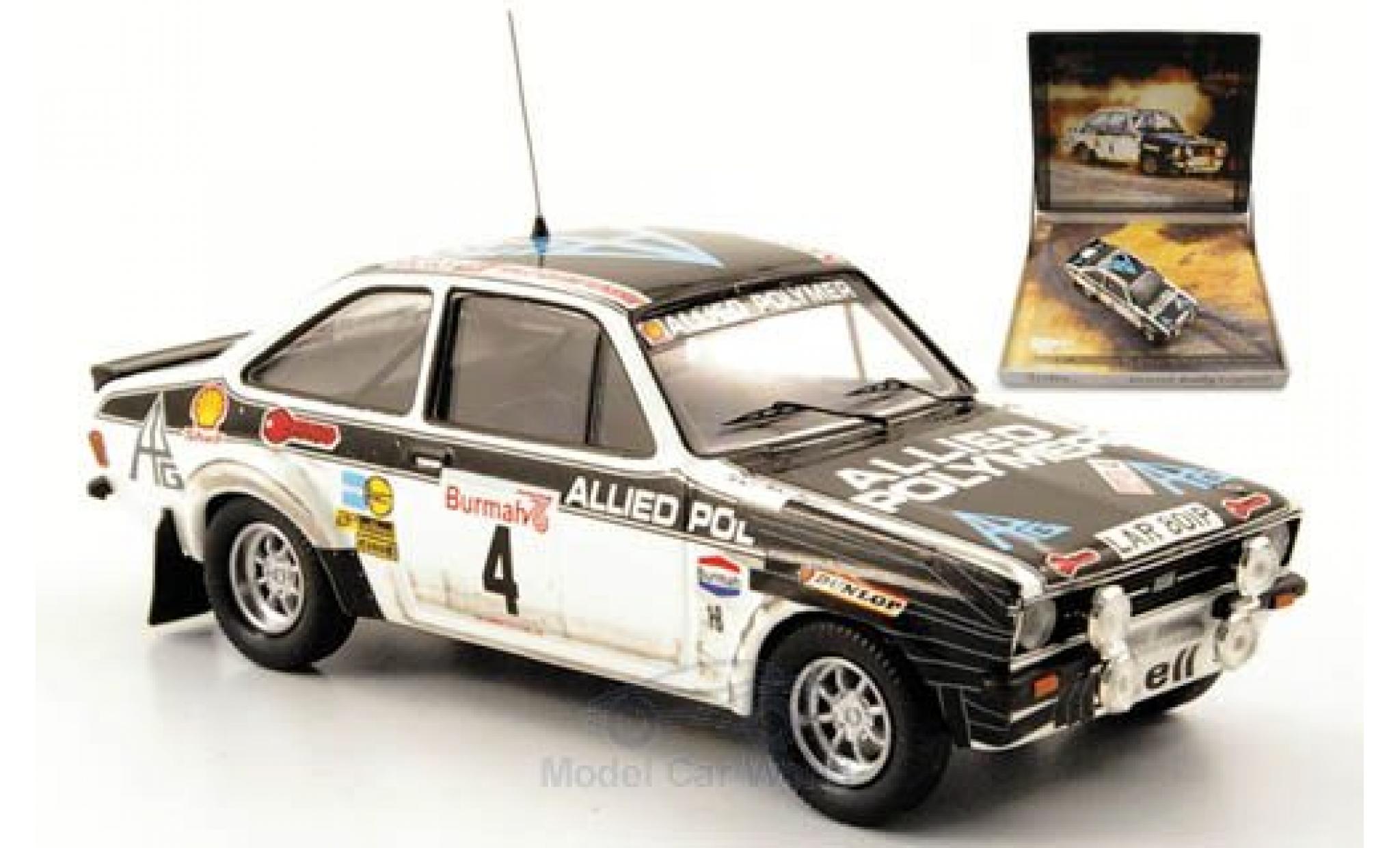 Ford Escort MKI 1/43 Trofeu MKII RS 1800 No.4 Allied Polymer RAC Rallye 1976 British Rallye Legends A.Vatanen modelauto