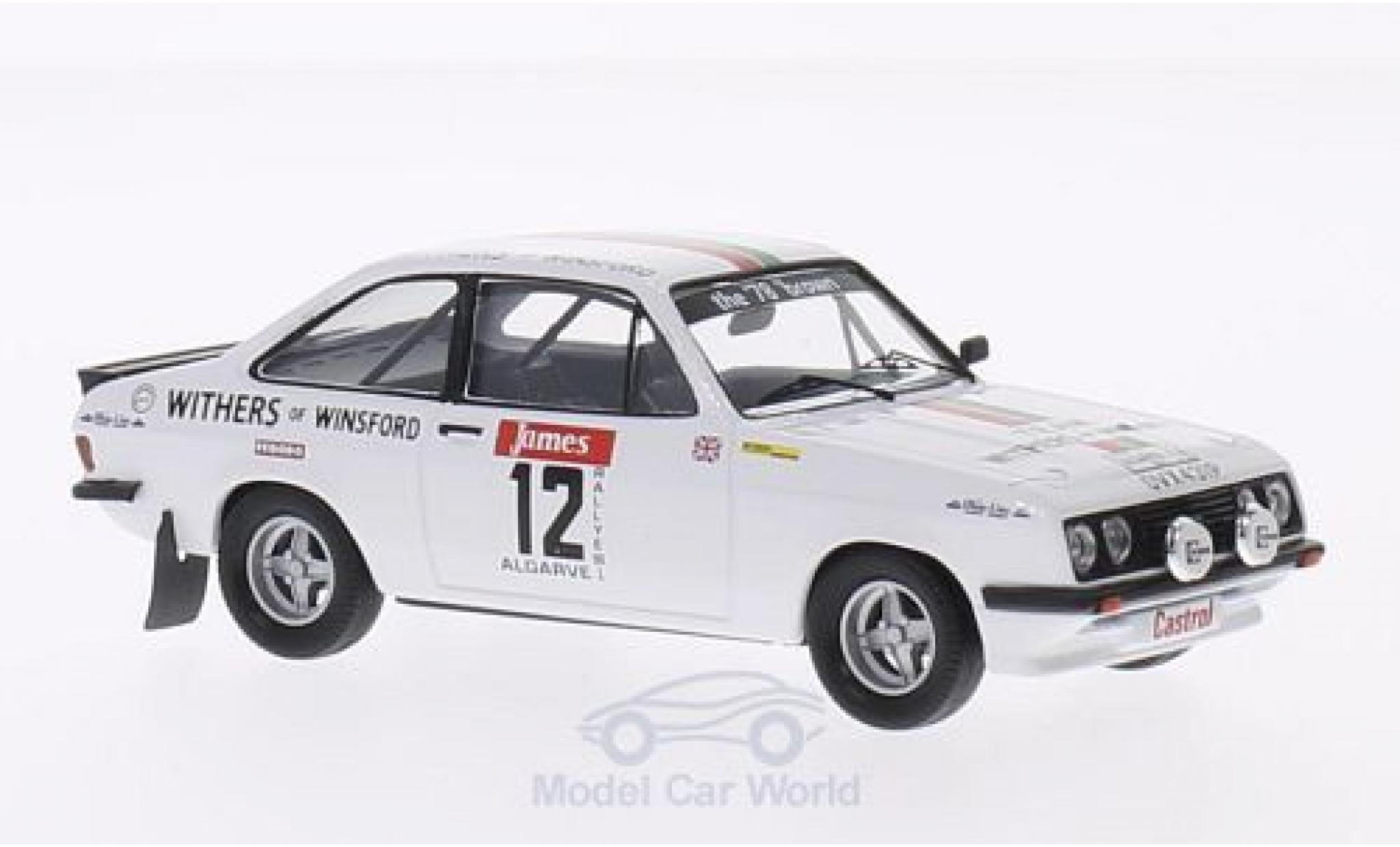 Ford Escort MKI 1/43 Trofeu MKII RS 2000 No.12 Castrol Rallye WM Rallye Algarve 1978 B.Williams/K.Wood modelauto