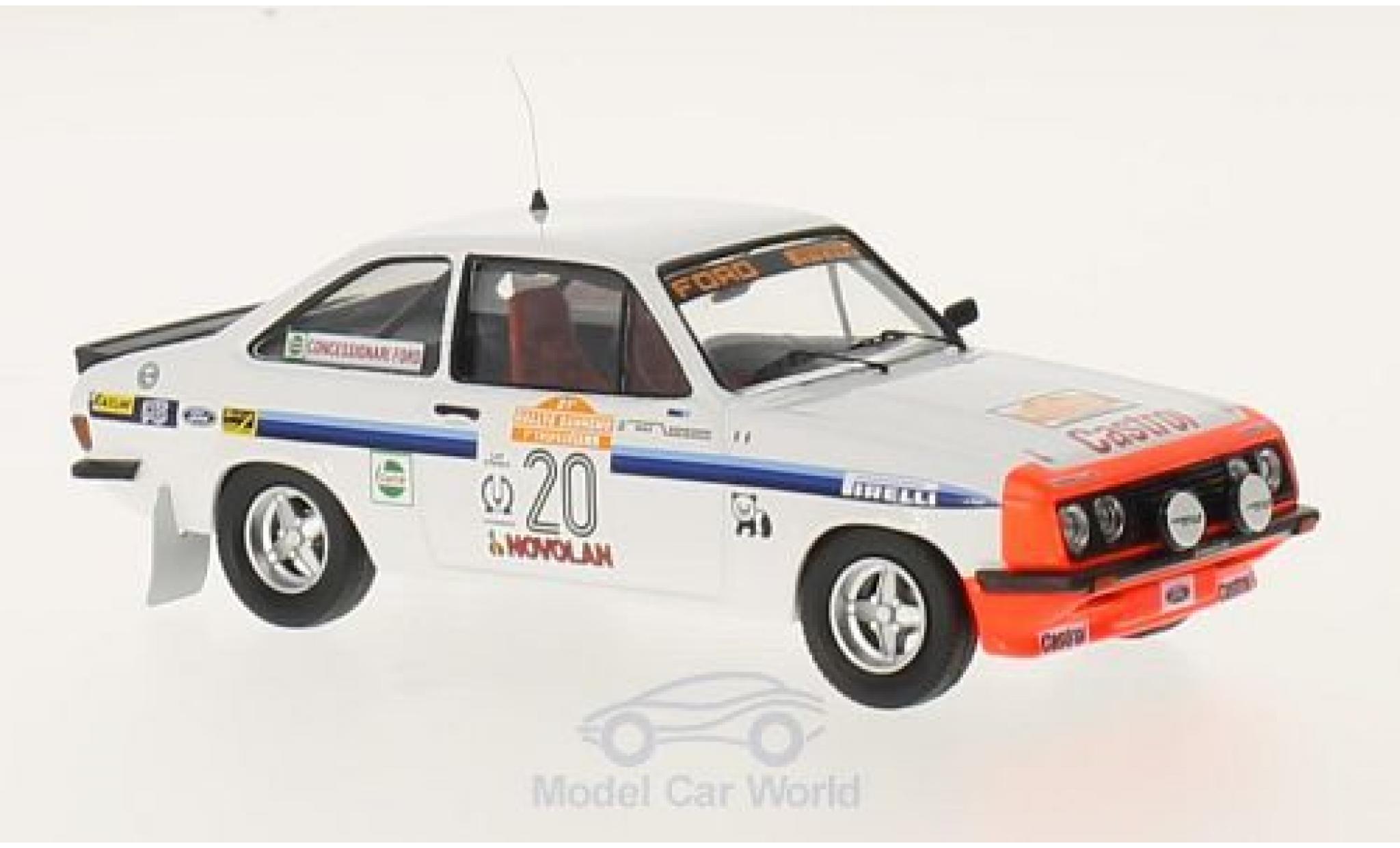 Ford Escort MKI 1/43 Trofeu MKII RS 2000 No.20 Rallye WM Rallye San Remo 1979 A.Presotto/M.Sghedoni modelauto