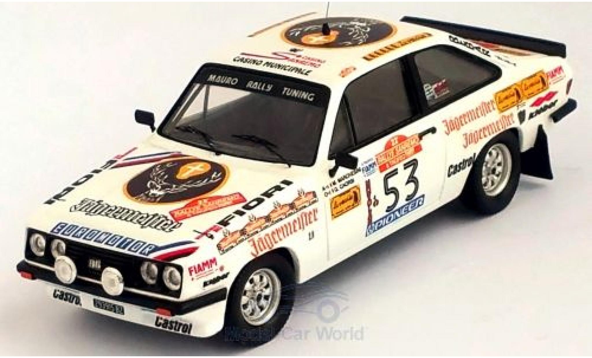 Ford Escort 1/43 Trofeu MKII RS 2000 No.53 Rallye WM Rally San Remo 1980 M.Marchesini/G.Caorsi modelauto