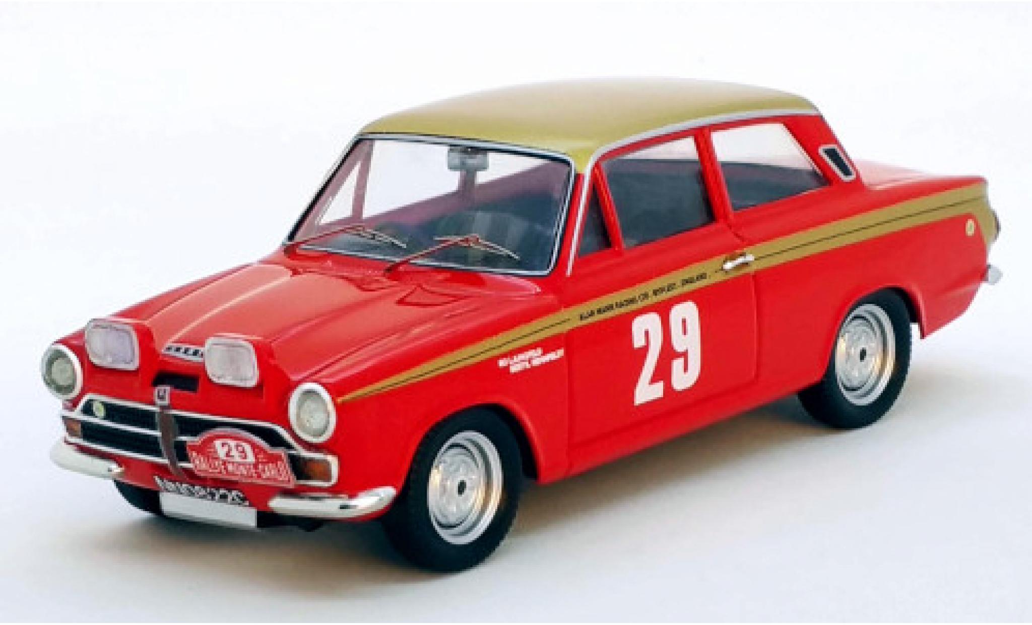 Ford Lotus 1/43 Trofeu Cortina RHD No.29 Rallye WM Monte Carlo 1966 P.Procter/B.Rehnfeldt modelauto