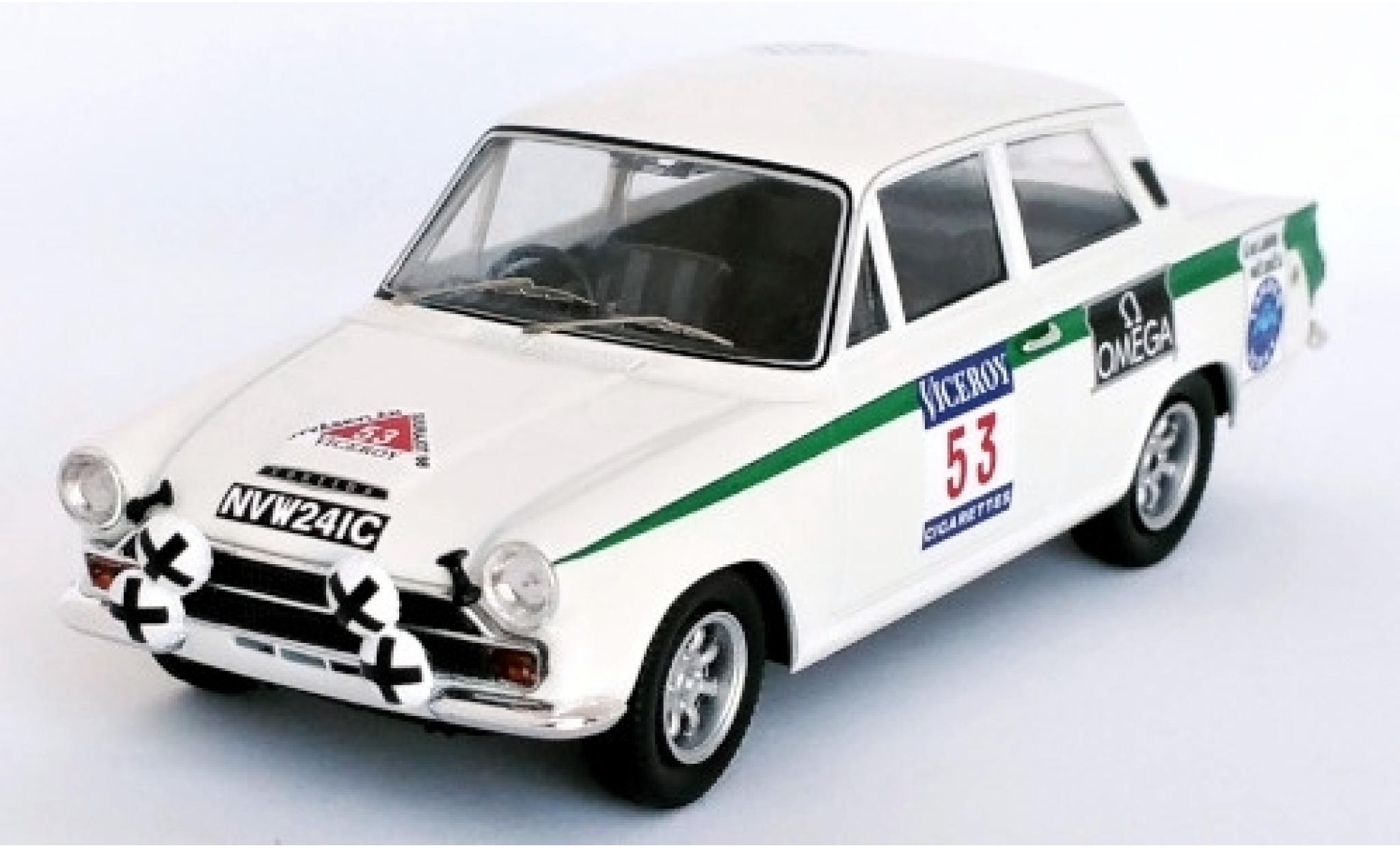 Ford Lotus 1/43 Trofeu Cortina RHD No.53 1000 Lakes Rally 1966 J.Clark/B.Melia modelauto