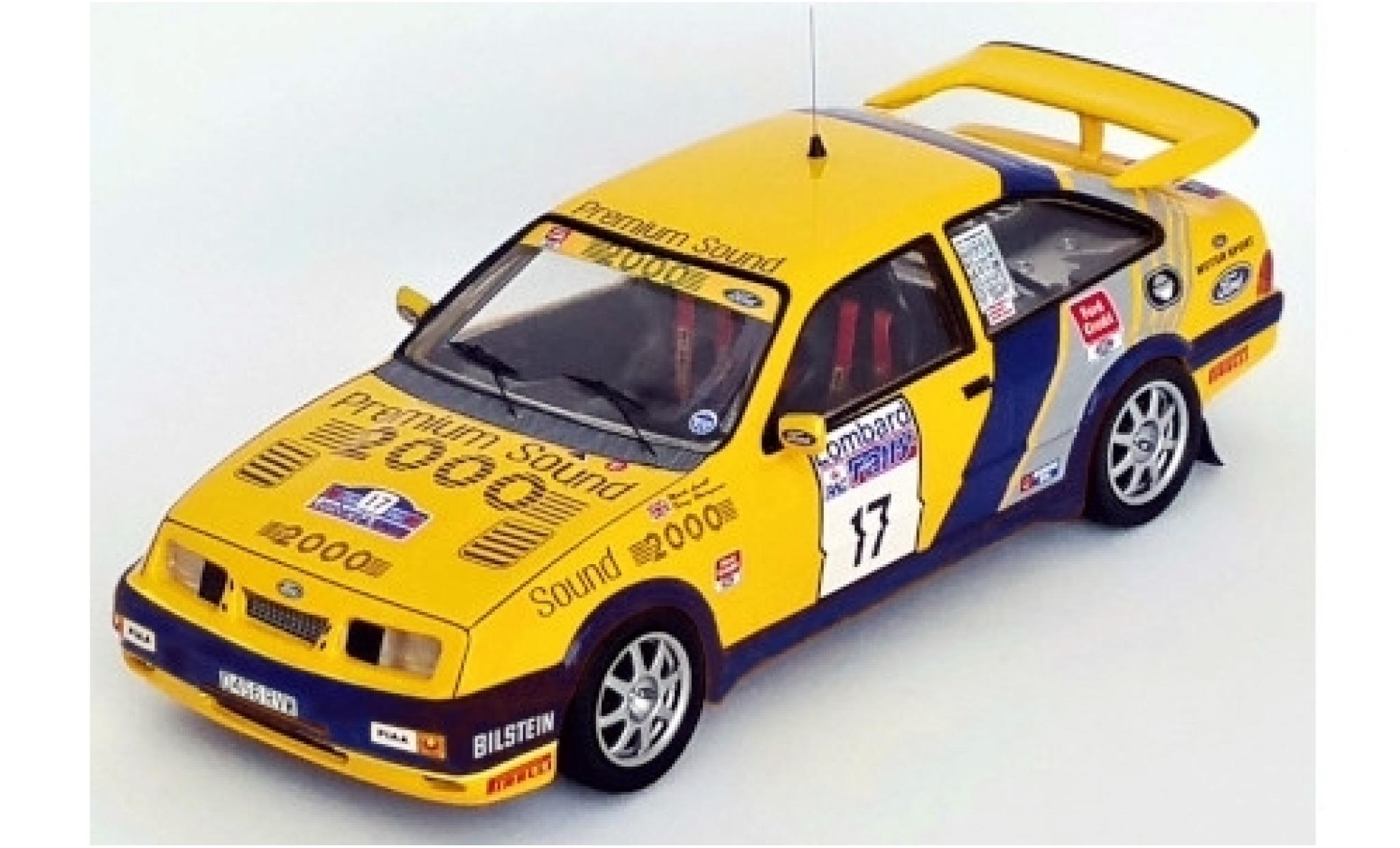 Ford Sierra 1/43 Trofeu RS Cosworth No.17 Rallye WM RAC Rally 1988 M.Lovell/T.Harryman modelauto