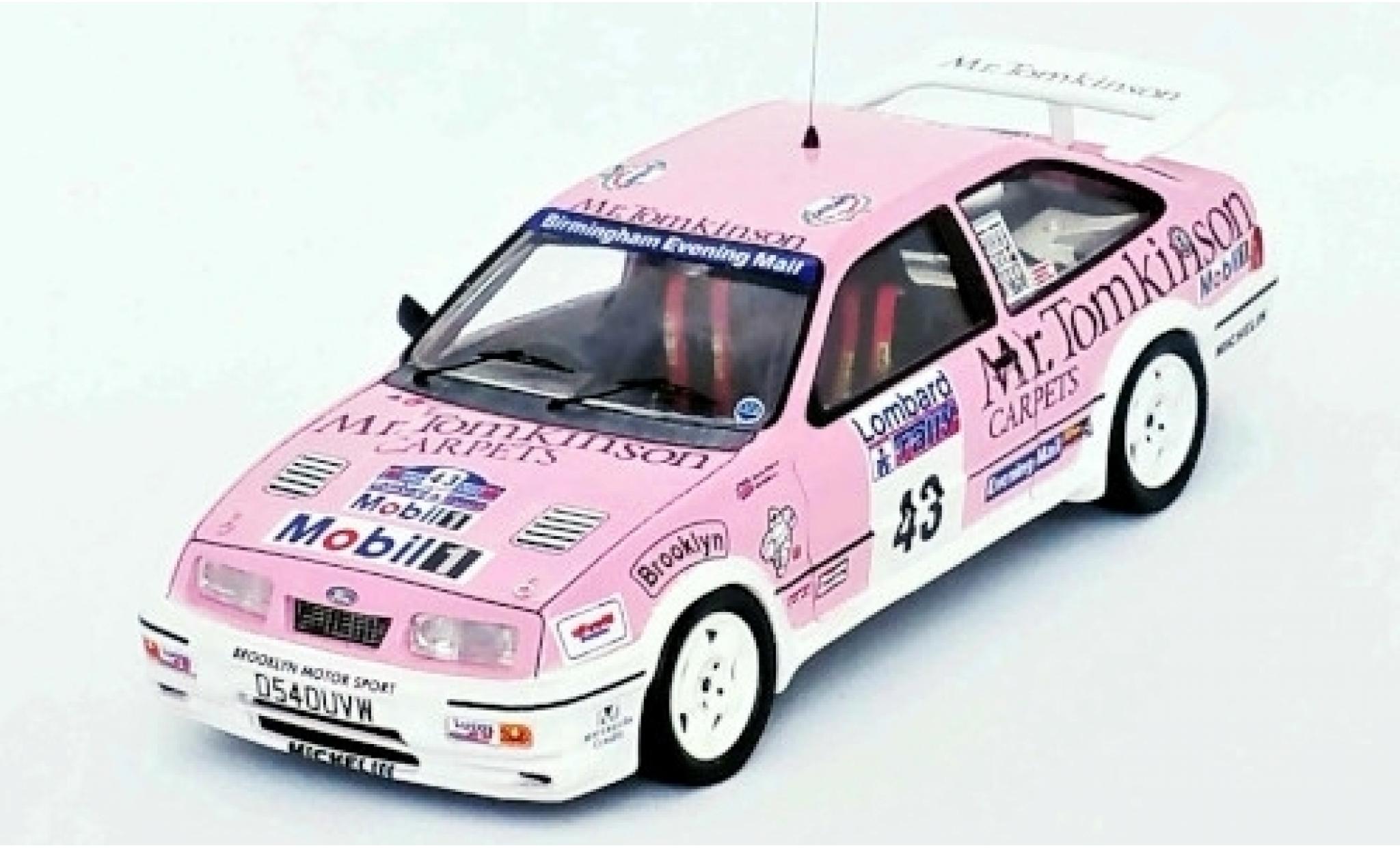 Ford Sierra 1/43 Trofeu RS Cosworth RHD No.43 Mr. Tomkinson Rallye WM RAC Rallye 1988 P.Collins/B.Thomas modelauto