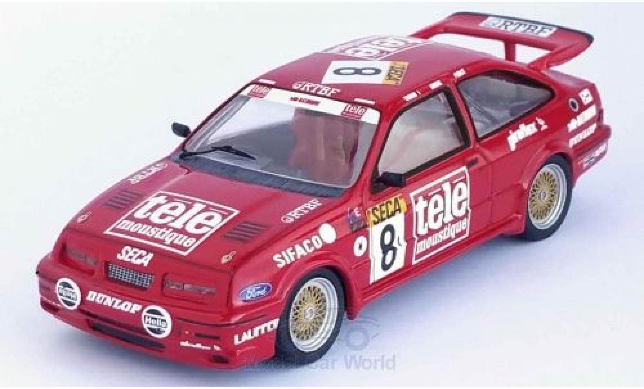 Ford Sierra 1/43 Trofeu RS Cosworth RHD No.8 tele moustique 24h Spa 1987 A.Rouse/T.Tassin/W.Percy modelauto