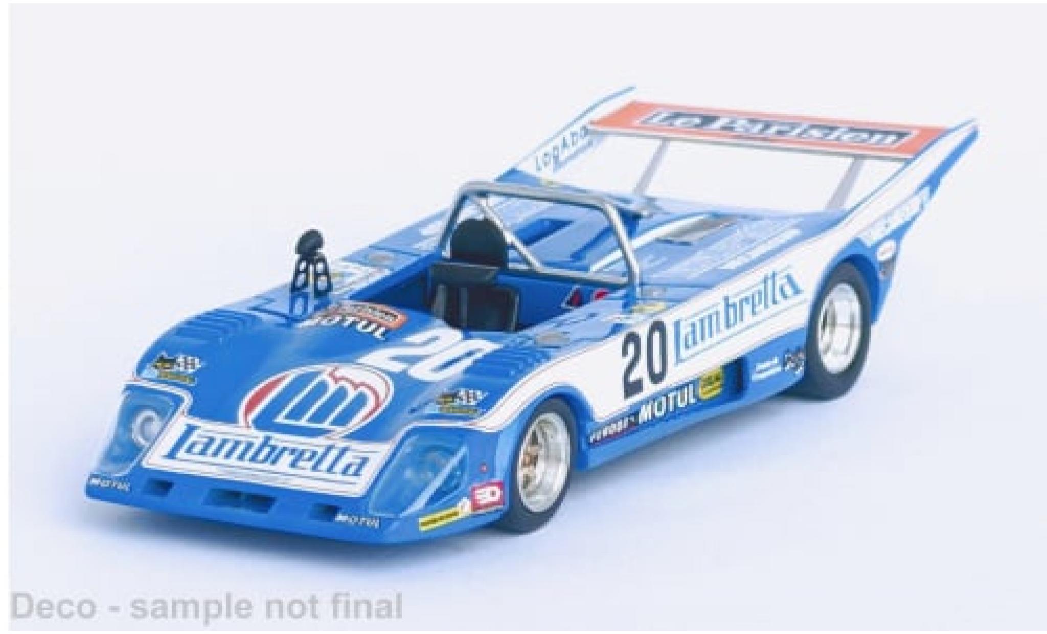 Lola T298 1/43 Trofeu RHD No.20 24h Le Mans 1979 1:43 modelauto