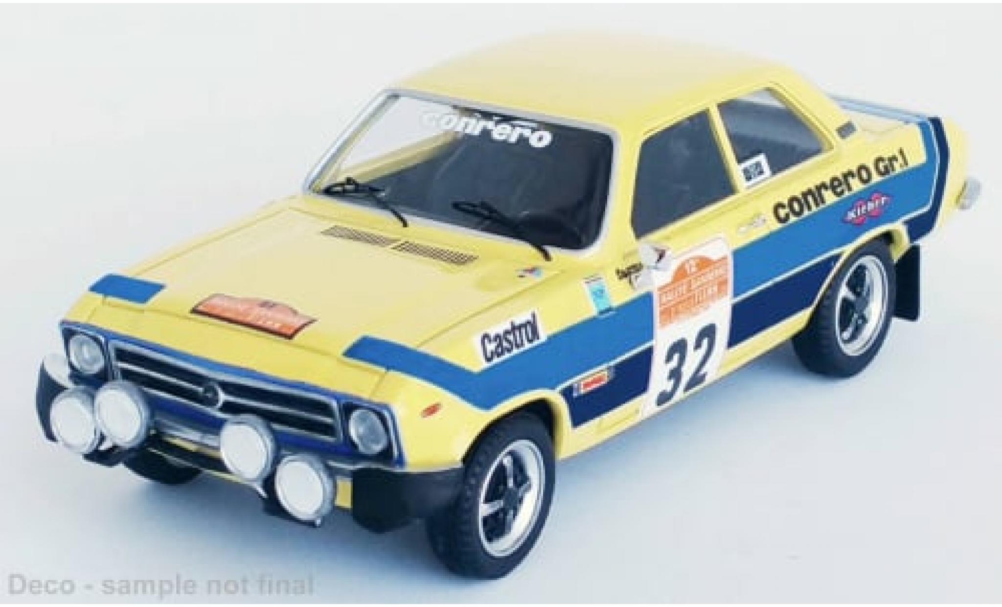 Opel Ascona 1/43 Trofeu A No.32 Rallye WM Rallye San Remo 1974 1:43 modelauto