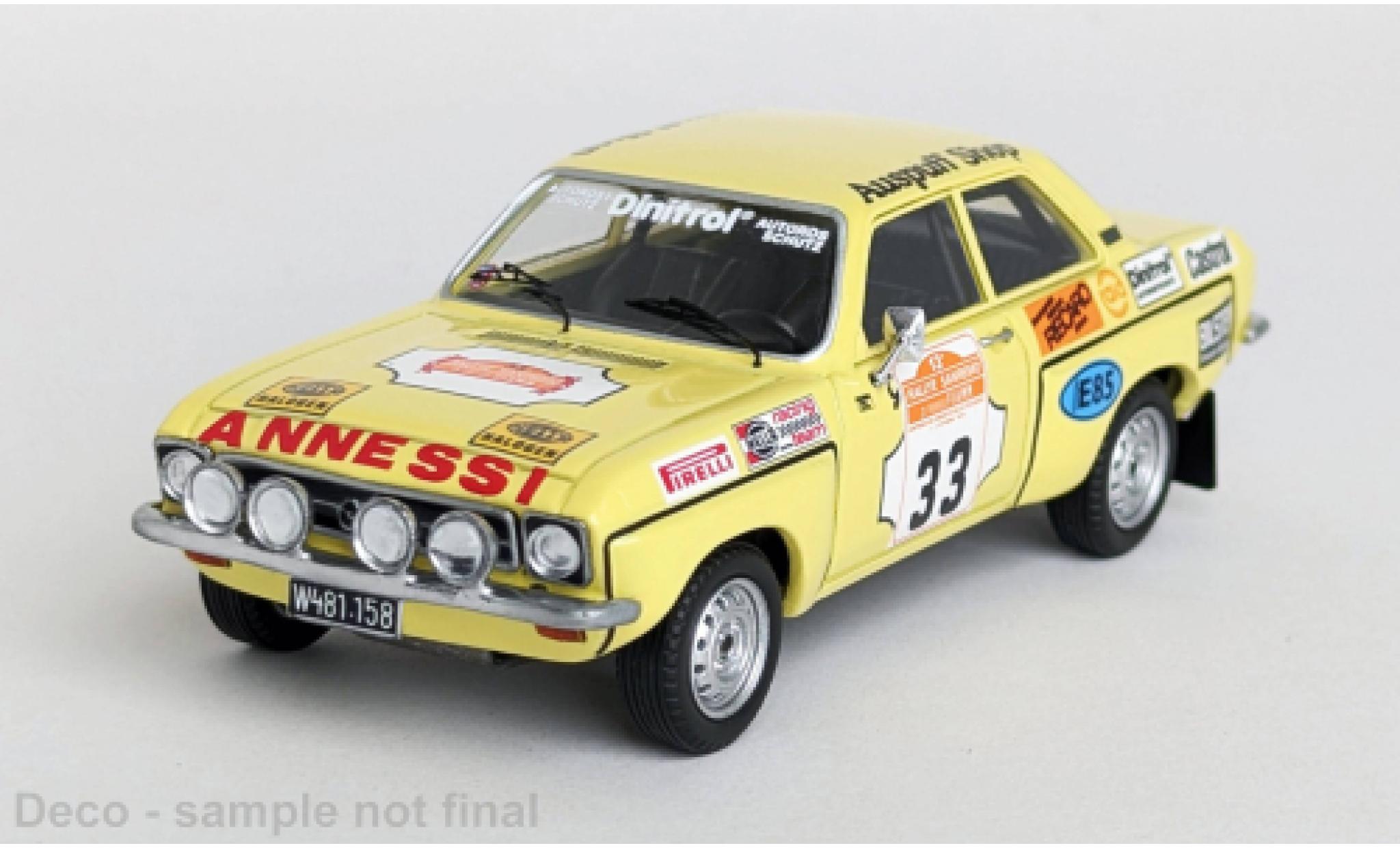 Opel Ascona 1/43 Trofeu Rallye Sanremo 1975 #33 1:43 modelauto