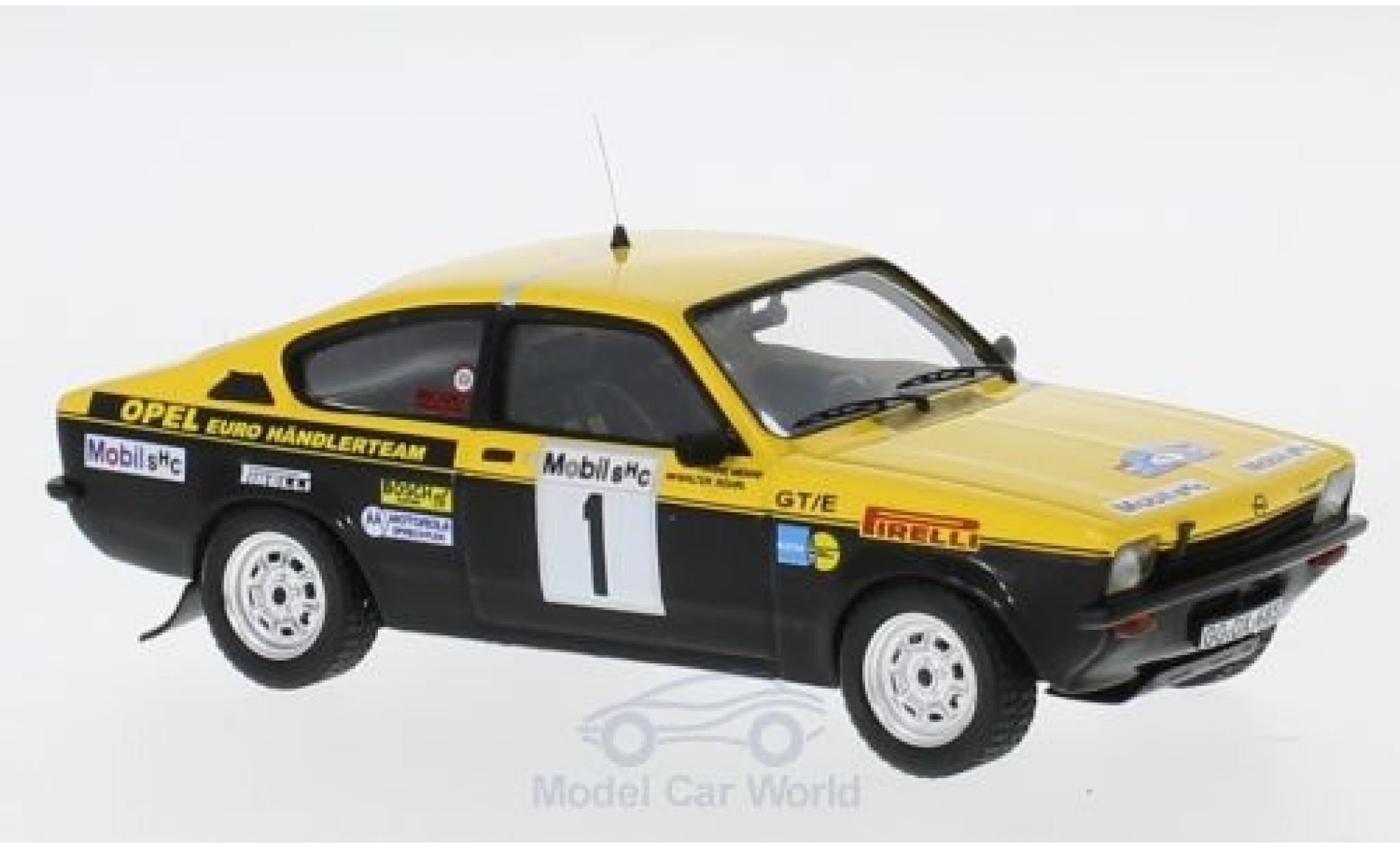Opel Kadett 1/43 Trofeu C GT/E No.1 Euro H&auml;ndlerteam Rallye DM Westfalen-Lippe Rallye 1977 W.R&ouml;hrl/H.Menne modelauto