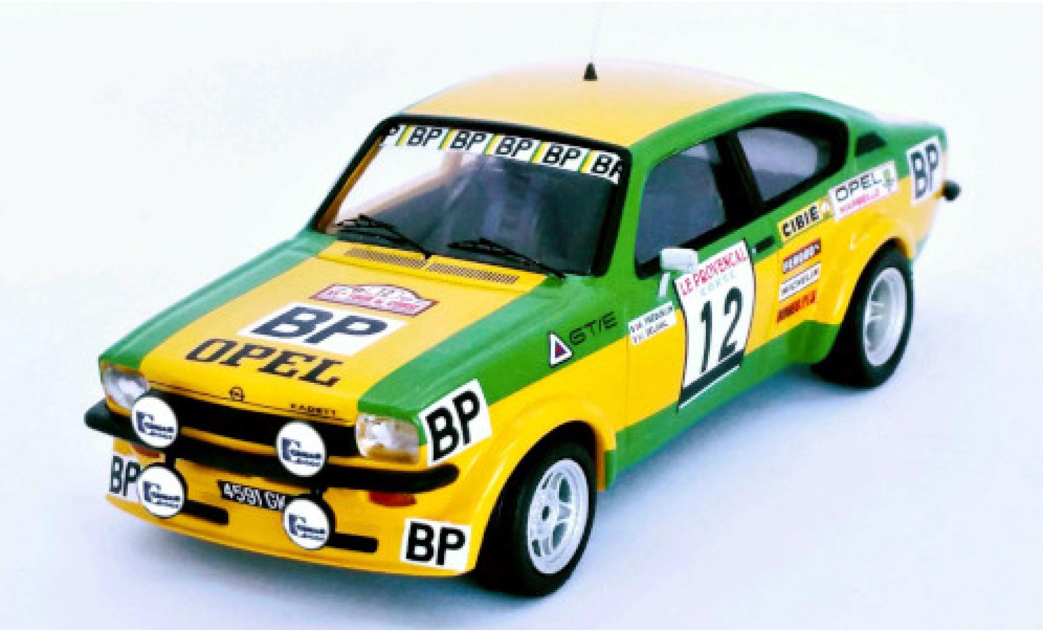Opel Kadett 1/43 Trofeu C GT/E No.12 BP Rallye WM Tour de Corse 1976 G.Frequelin/J.Delaval modelauto