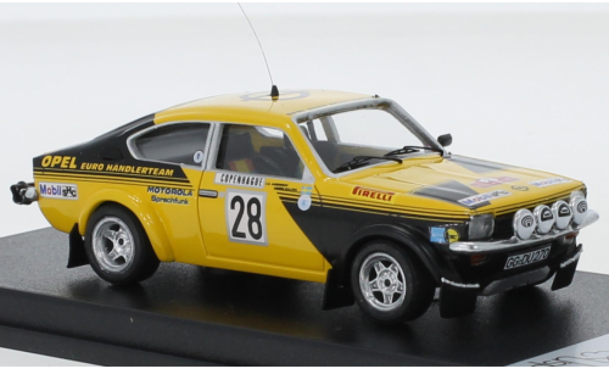 Opel Kadett 1/43 Trofeu C GT/E No.28 Rallye WM Rallye Monte Carlo 1976 A.Kull&auml;ng/C.-G.Andersson modelauto