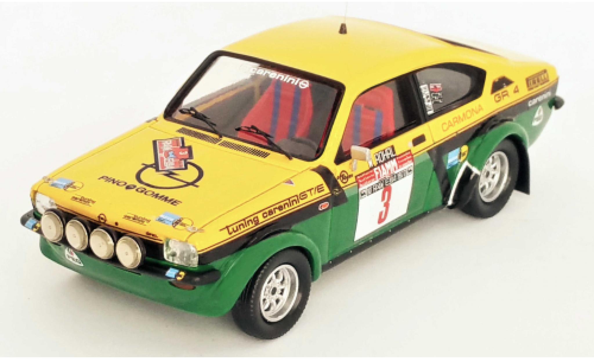 Opel Kadett 1/43 Trofeu C GT/E No.3 Rally Elba 1977 W.R&ouml;hrl/W.Pitz modelauto