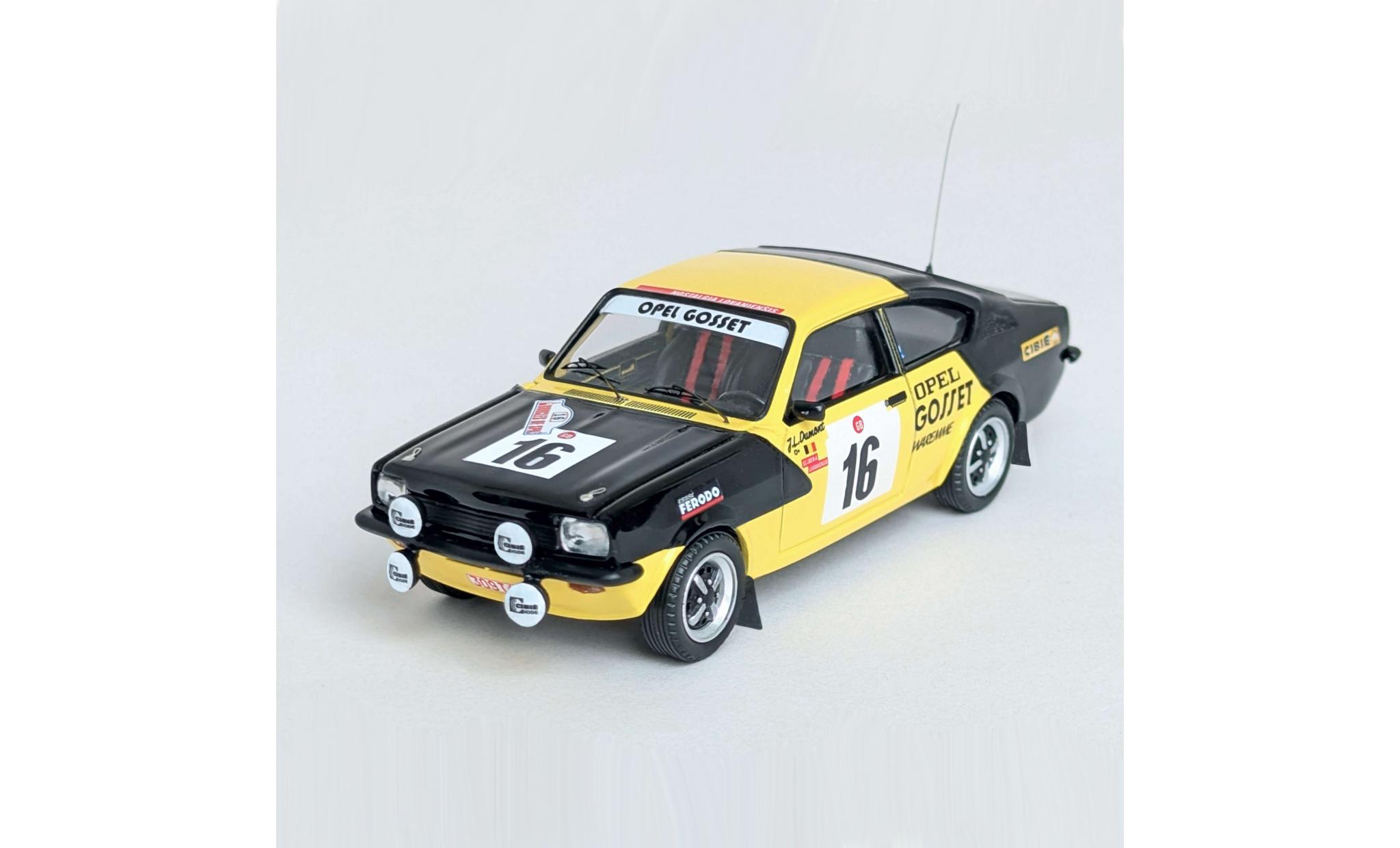 Opel Kadett 1/43 Trofeu GT/E Boucles de Spa 1978 #16 1:43 modelauto