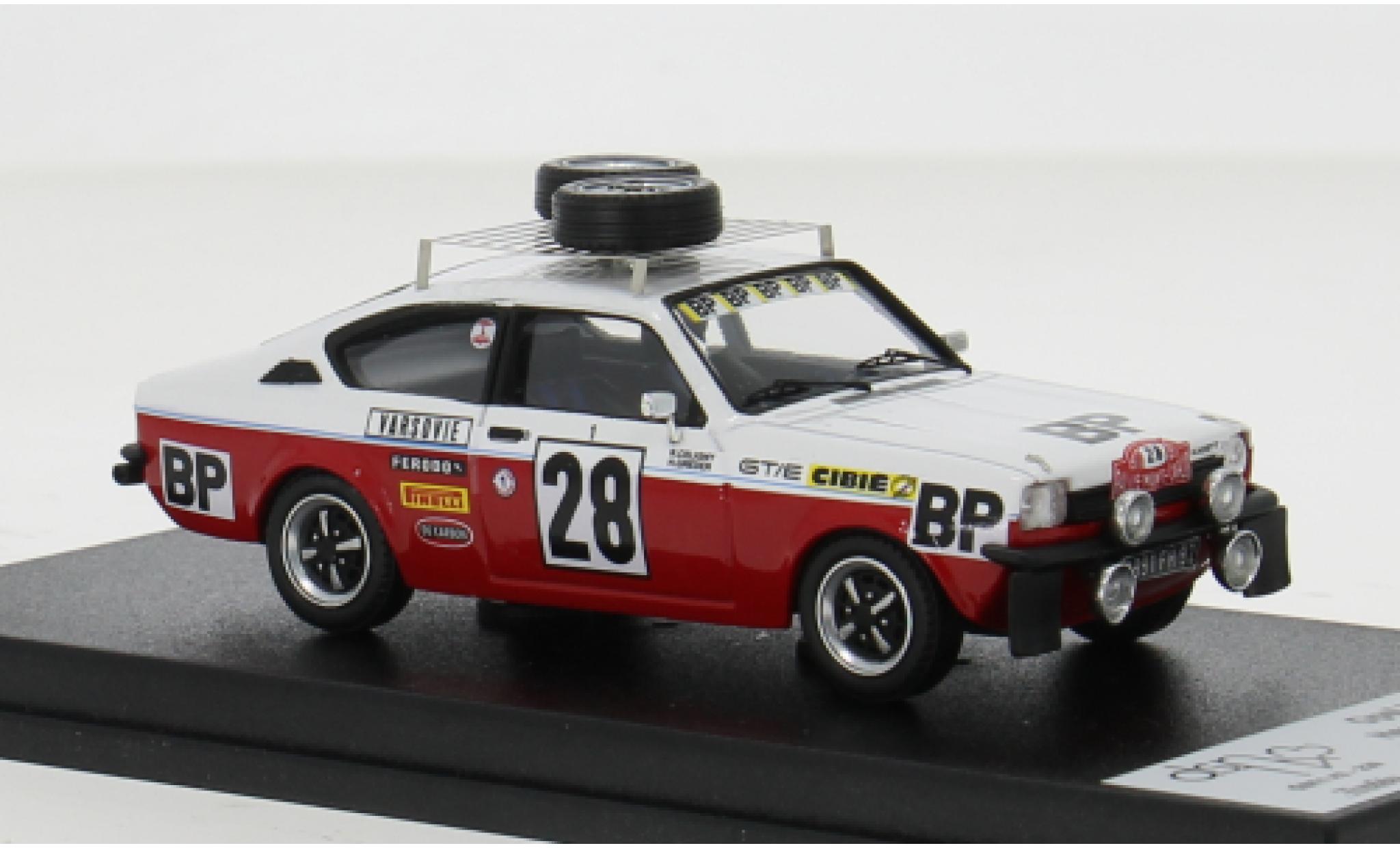 Opel Kadett 1/43 Trofeu GT/E Rally Monte Carlo 1977 #28 1:43 modelauto