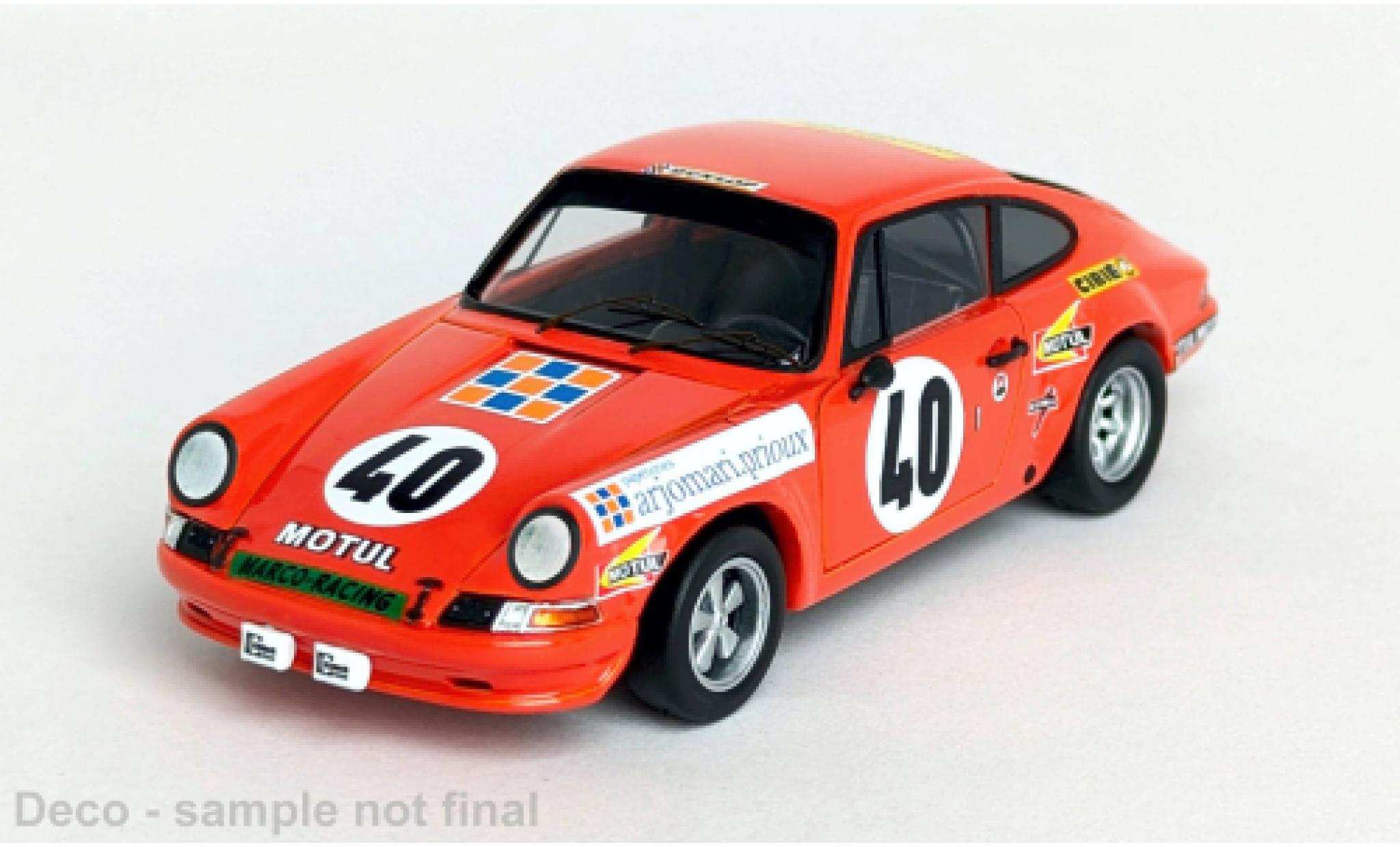 Porsche 911 1/43 Trofeu S 24h Le Mans 1972 #40 1:43 modelauto