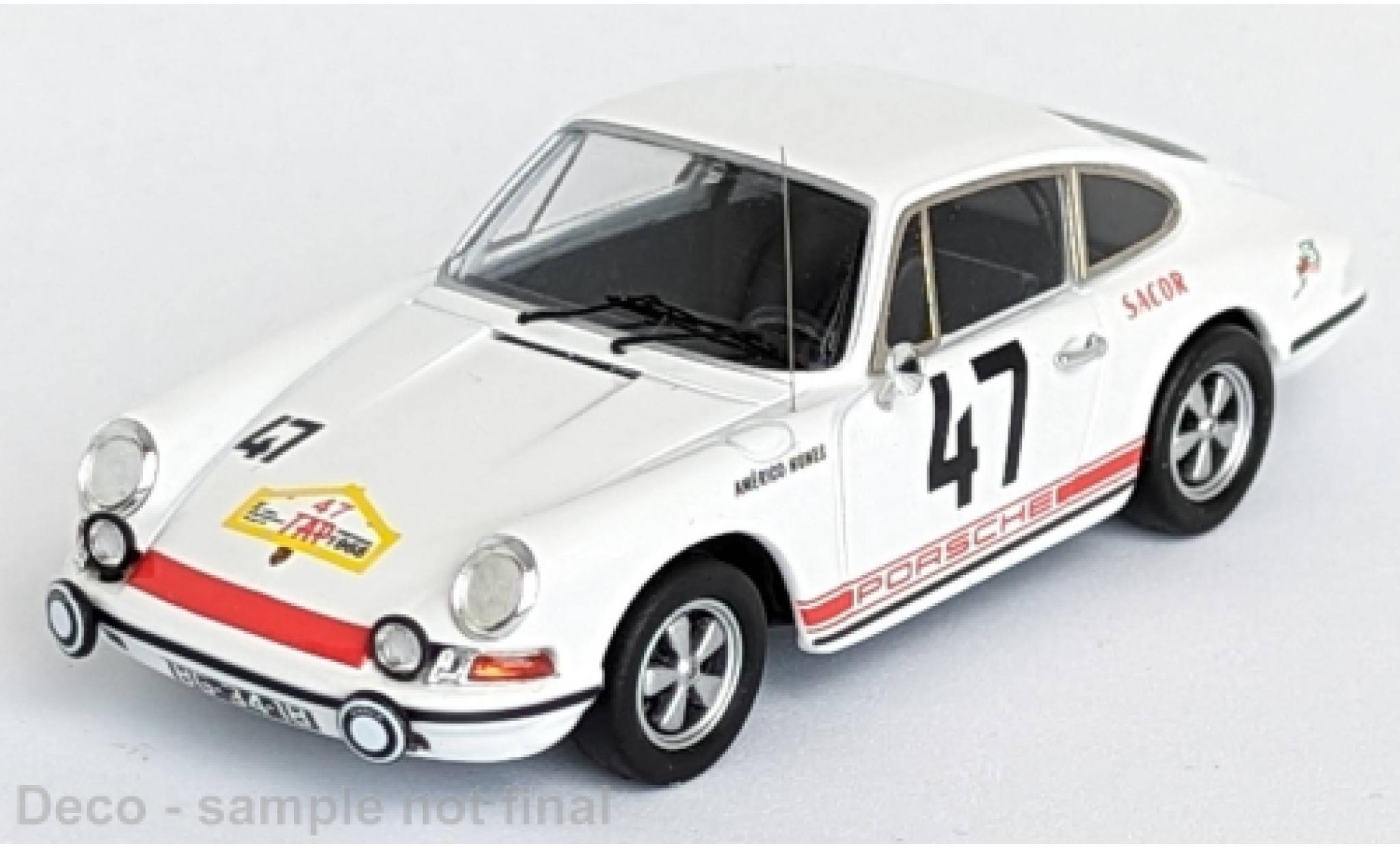 Porsche 911 1/43 Trofeu S No.47 Rallye Portugal 1968 1:43 modelauto