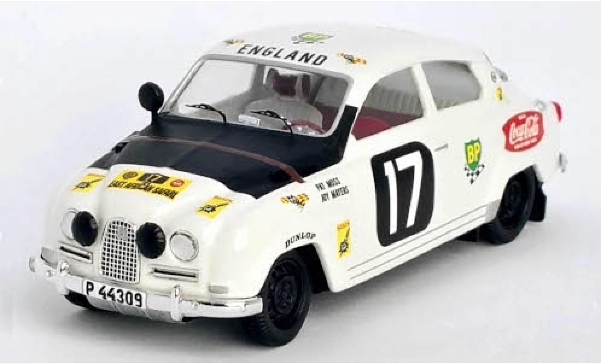 Saab 96 1/43 Trofeu No.17 East African Safari Rally 14 P.Moss-Carlsson/J.Mayers modelauto