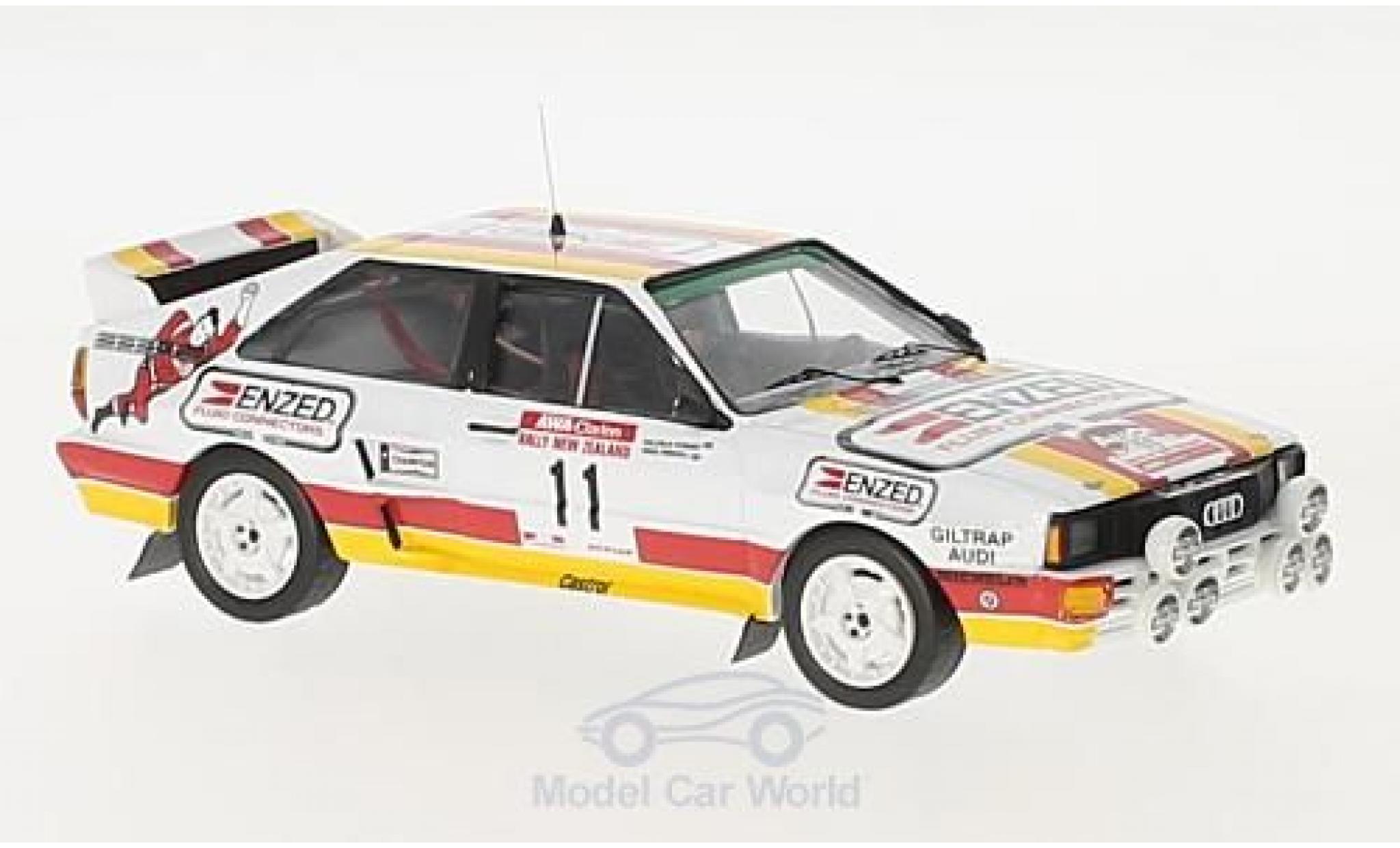 Audi Quattro 1/43 Trofeu quattro A2 No.11 Rallye New Zealand 1985 M.Stewart/D.Parkhill modelauto