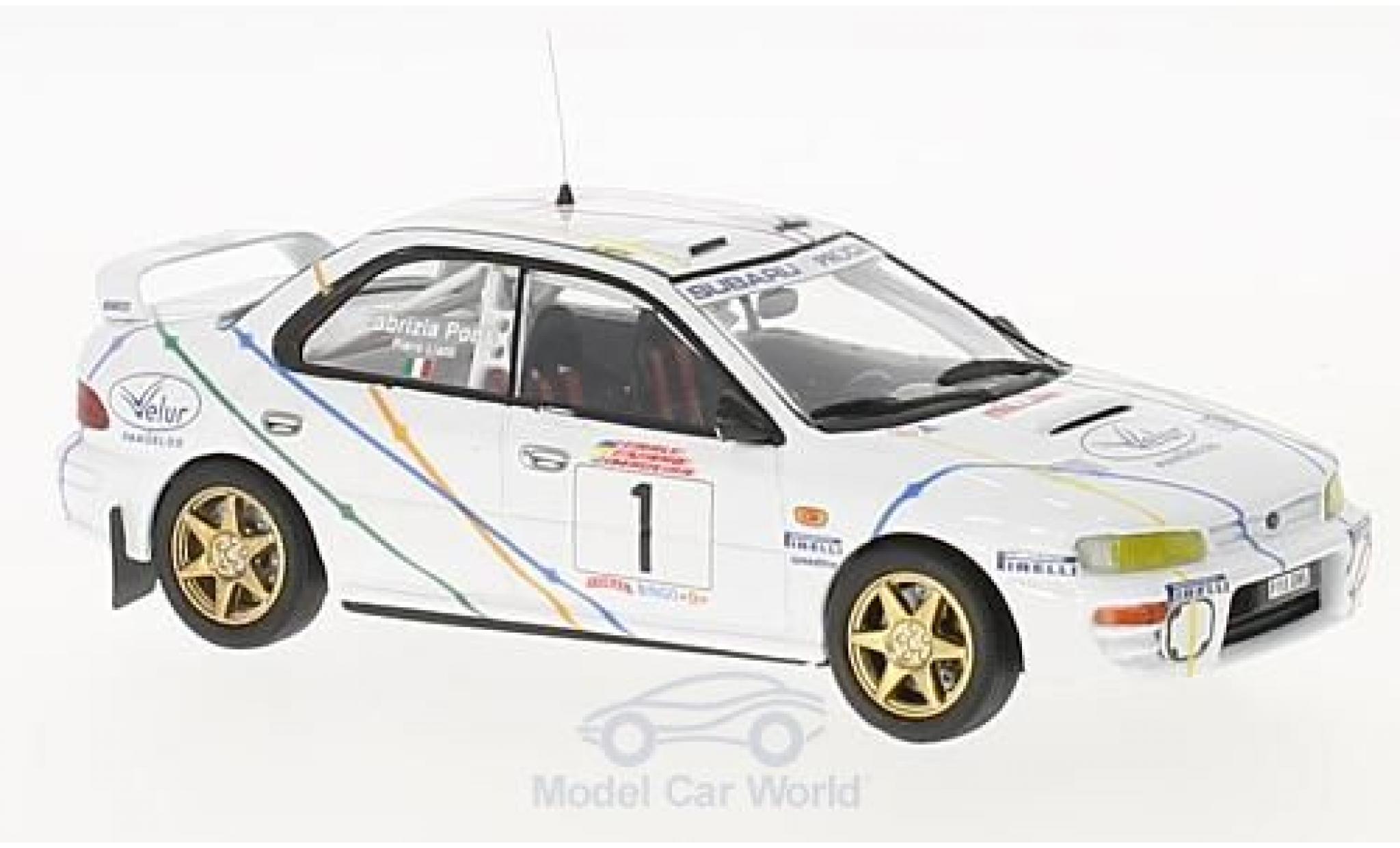 Subaru Impreza 1/43 Trofeu 4x4 Turbo No.1 Rallye Madeira 1995 P.Liatti/F.Pons modelauto