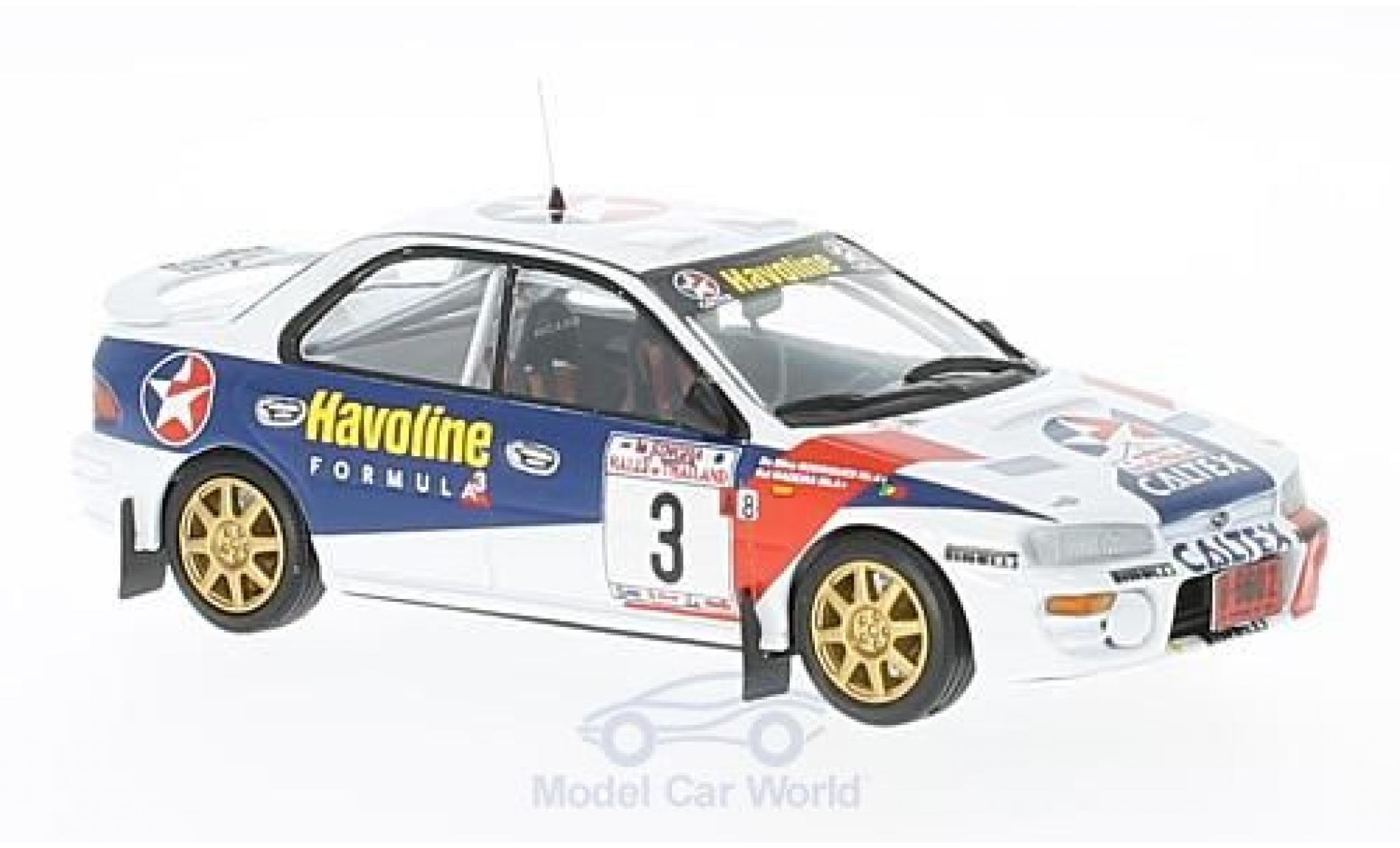 Subaru Impreza 1/43 Trofeu 4x4 Turbo No.3 Rallye Thailand 1997 R.Madeira/N.R.Silva modelauto