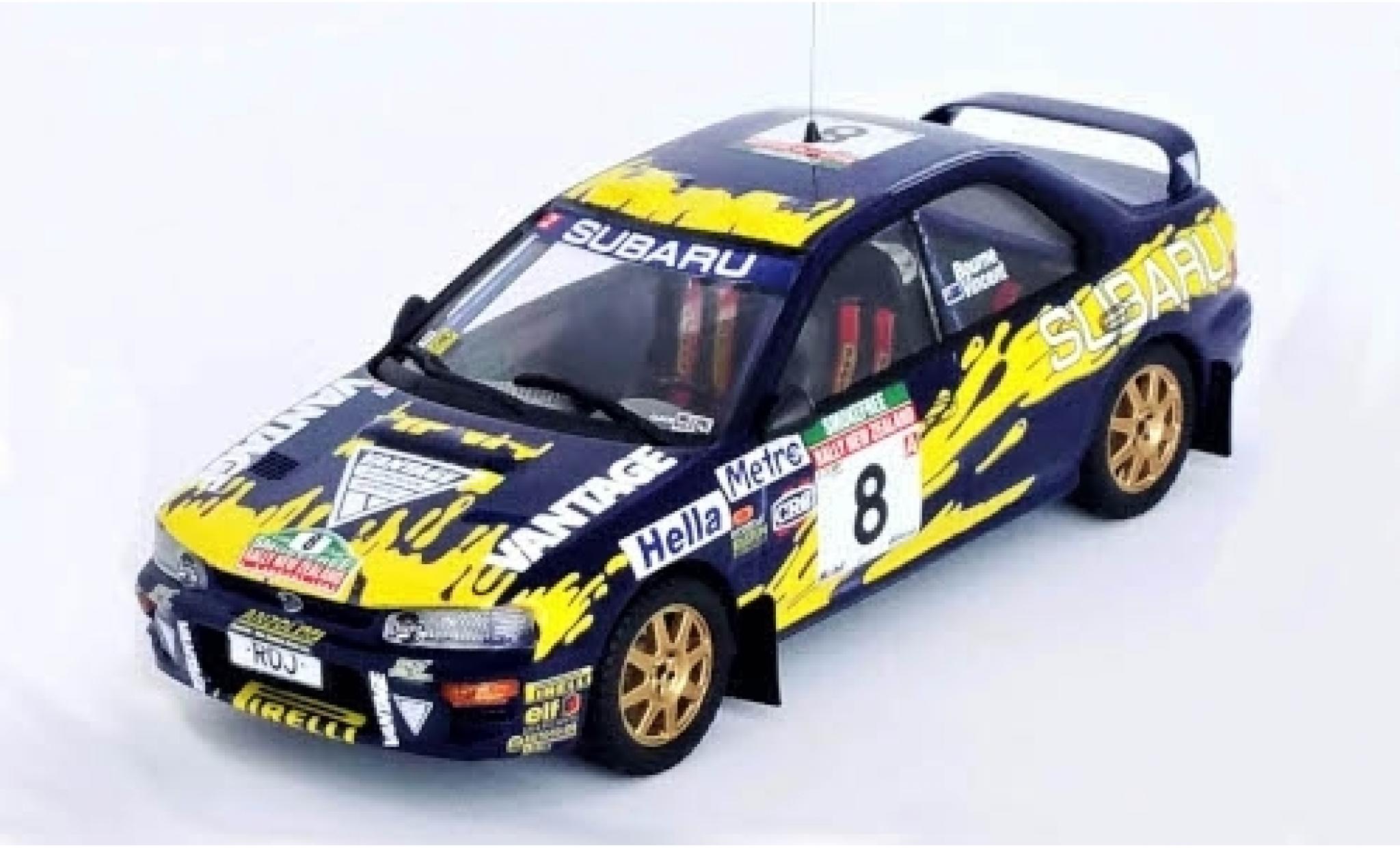 Subaru Impreza 1/43 Trofeu 555 No.8 Rallye WM Rally Neuseeland 1997 P.Bourne/R.Vincent modelauto