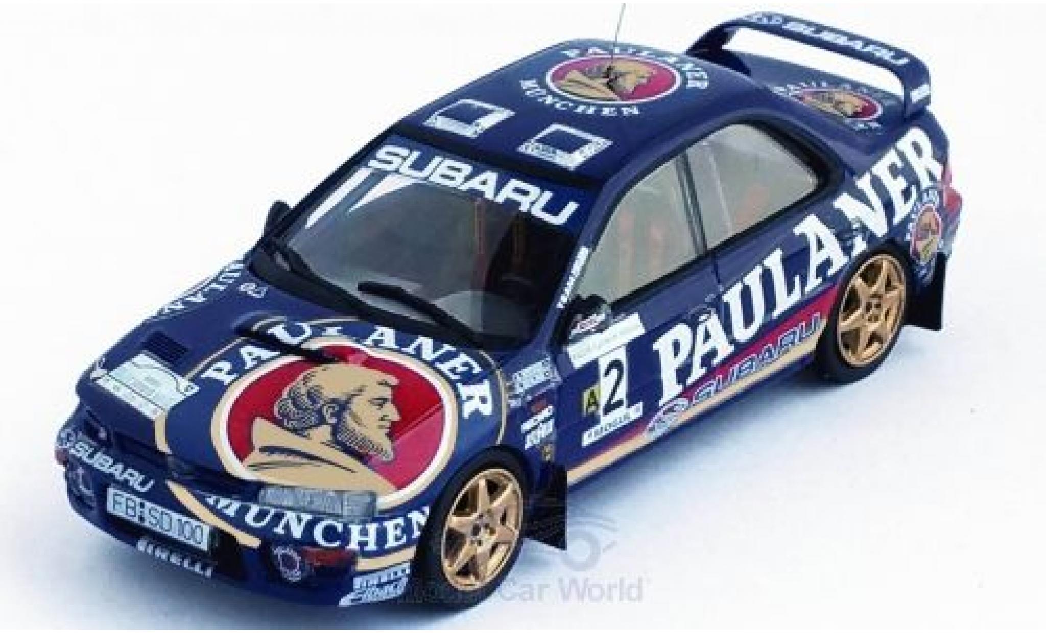 Subaru Impreza 1/43 Trofeu No.2 Paulaner Rally Sumava Klatovy 1997 A.Kremer/S.Behling modelauto