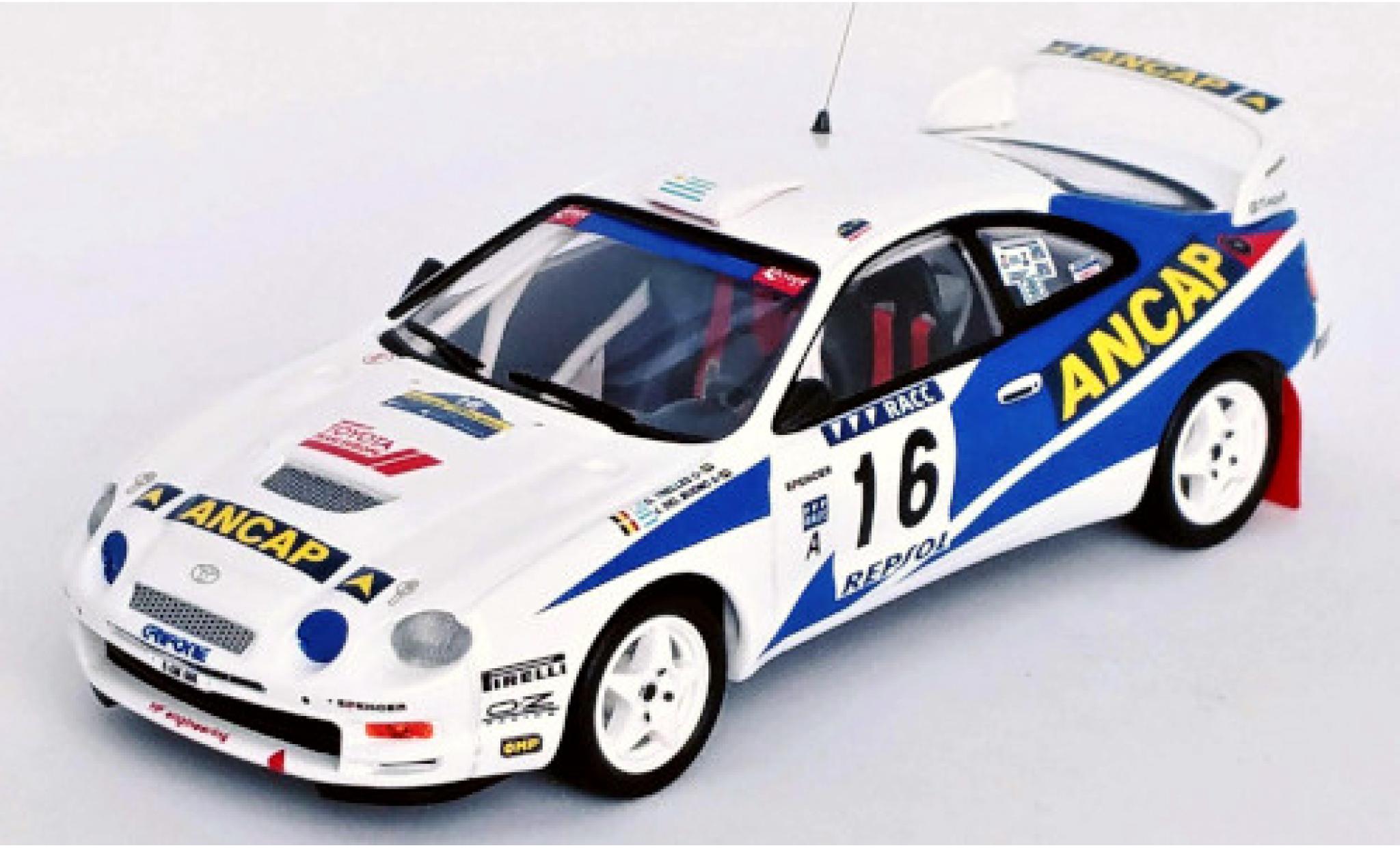 Toyota Celica 1/43 Trofeu GT Four No.16 Ancap Rally WM Rally Catalunya 1995 G.Trelles/J.Del Buono modelauto