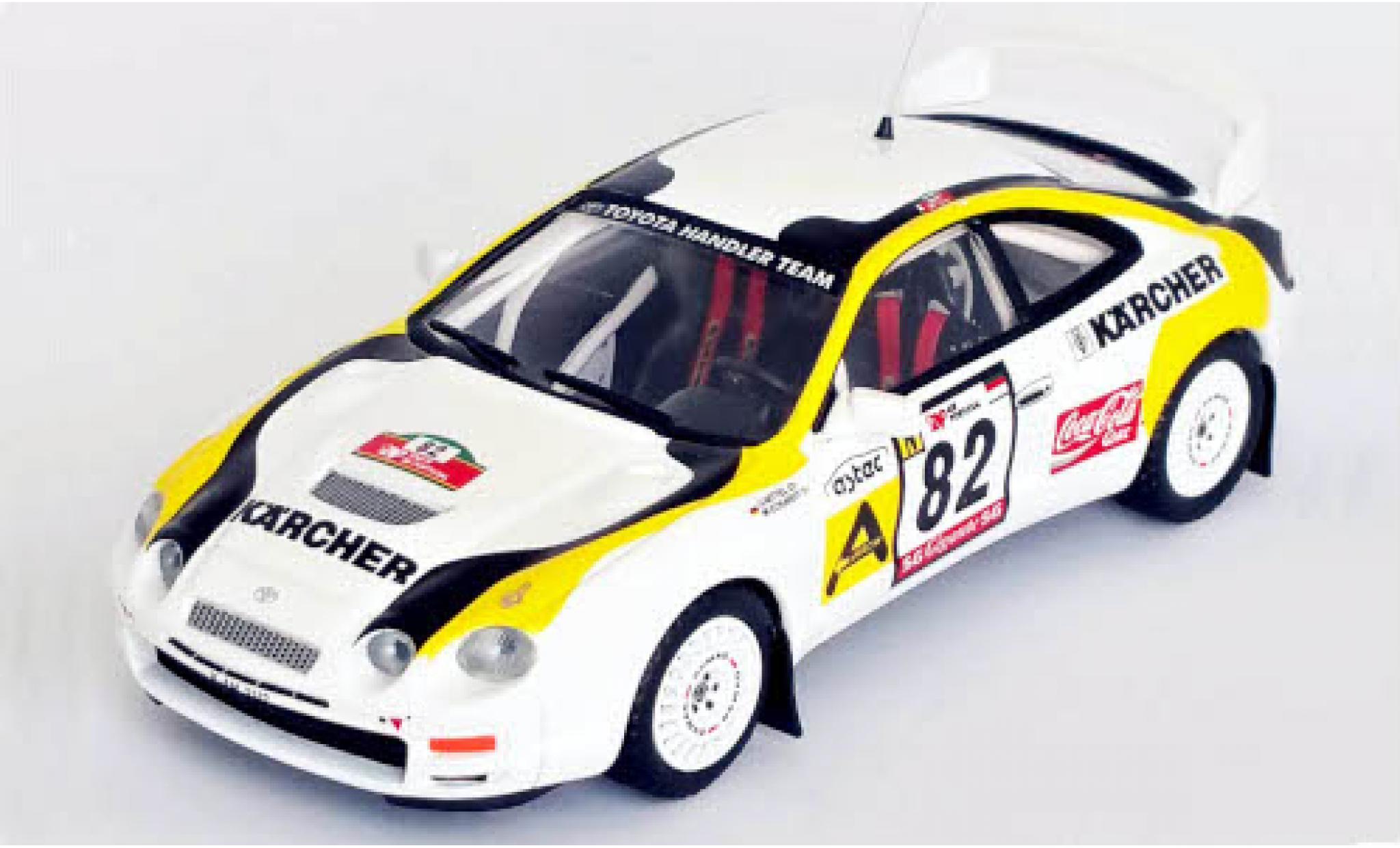 Toyota Celica 1/43 Trofeu GT Four No.82 H&auml;ndler Team K&auml;rcher Rallye WM Rallye Portugal 1995 U.Nittel/M.Eckardt modelauto