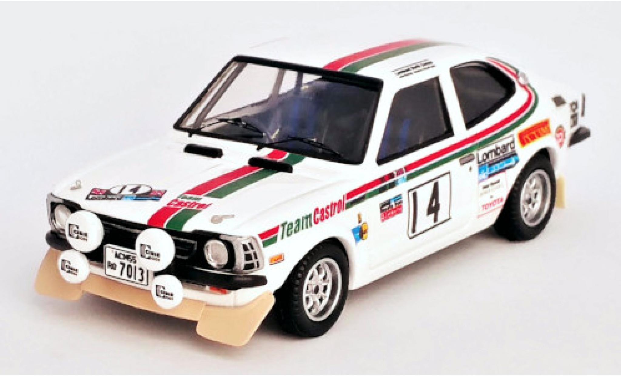 Toyota Corolla 1/43 Trofeu No.14 Team Castrol Castrol Rallye WM RAC Rallye 1974 O.Andersson/A.Hertz modelauto