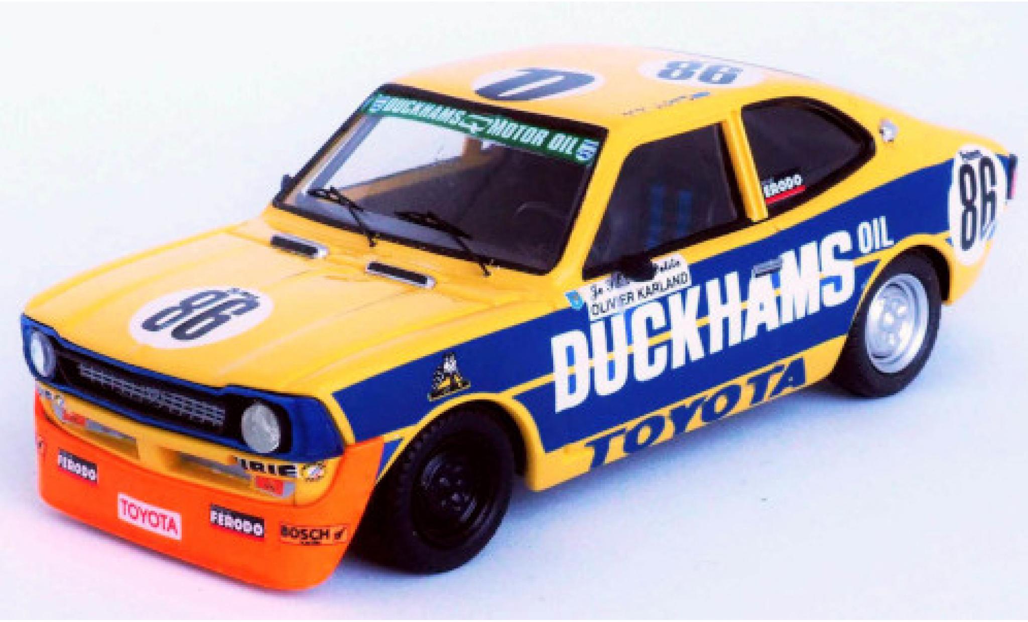 Toyota Corolla 1/43 Trofeu No.86 Duckhams 24h Spa Francorchamps 1977 B.Vanderrest/O.Karland/P.M.Goffin modelauto