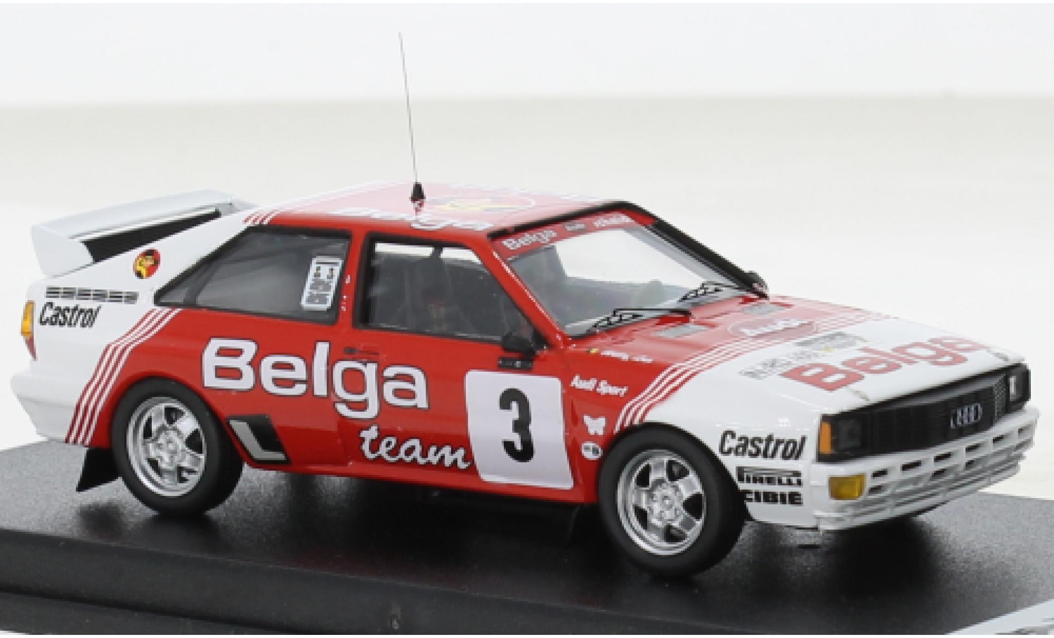 Audi Quattro 1/43 Trofeu No.3 Belga Haspengouw Rallye 1983 modelauto