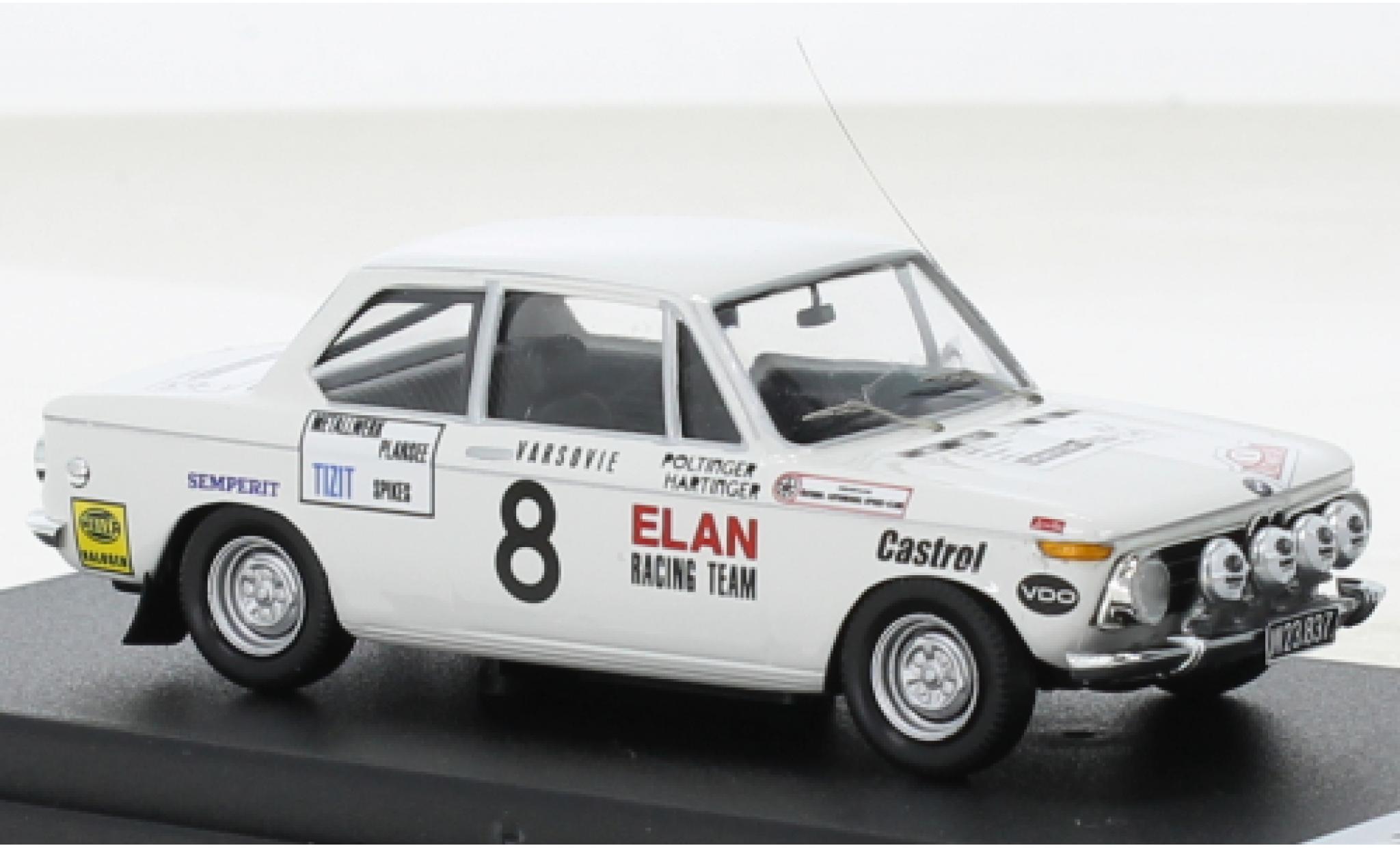 Bmw 2002 1/43 Trofeu Ti No.8 Rallye Monte Carlo 1971 modelauto