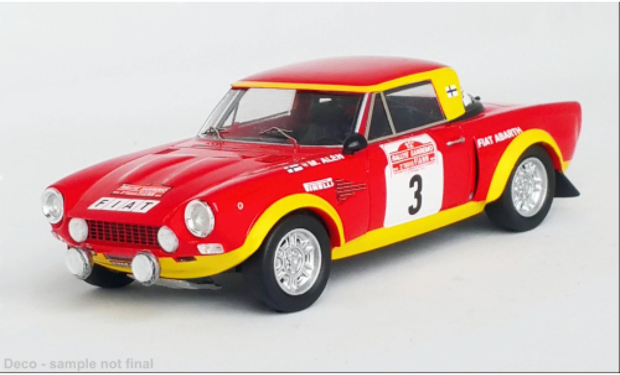 Fiat 124 1/43 Trofeu Abarth Rallye No.3 Rallye WM Rallye San Remo 1974 modelauto