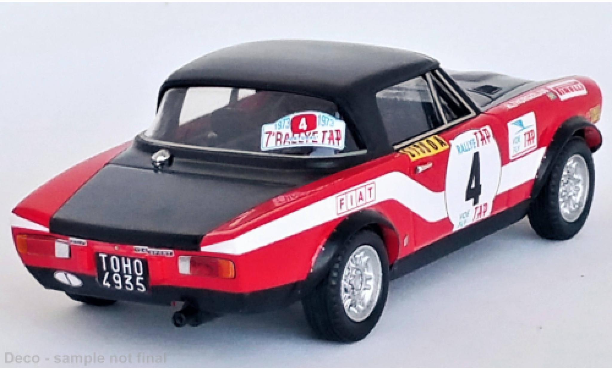 Fiat 124 1/43 Trofeu Abarth Rallye No.4 Rallye WM Rallye Portugal 1973 modelauto